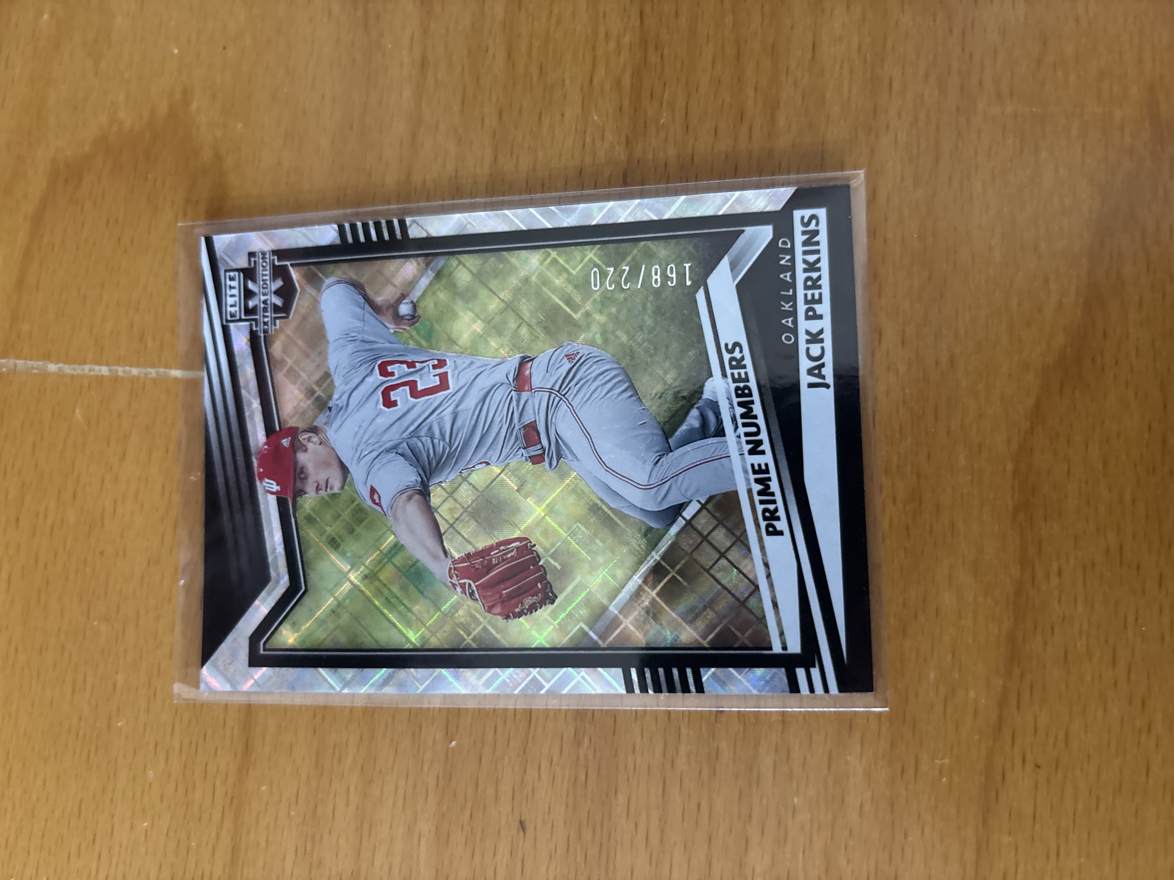Jack Perkins Prime Numbers Baseball Card