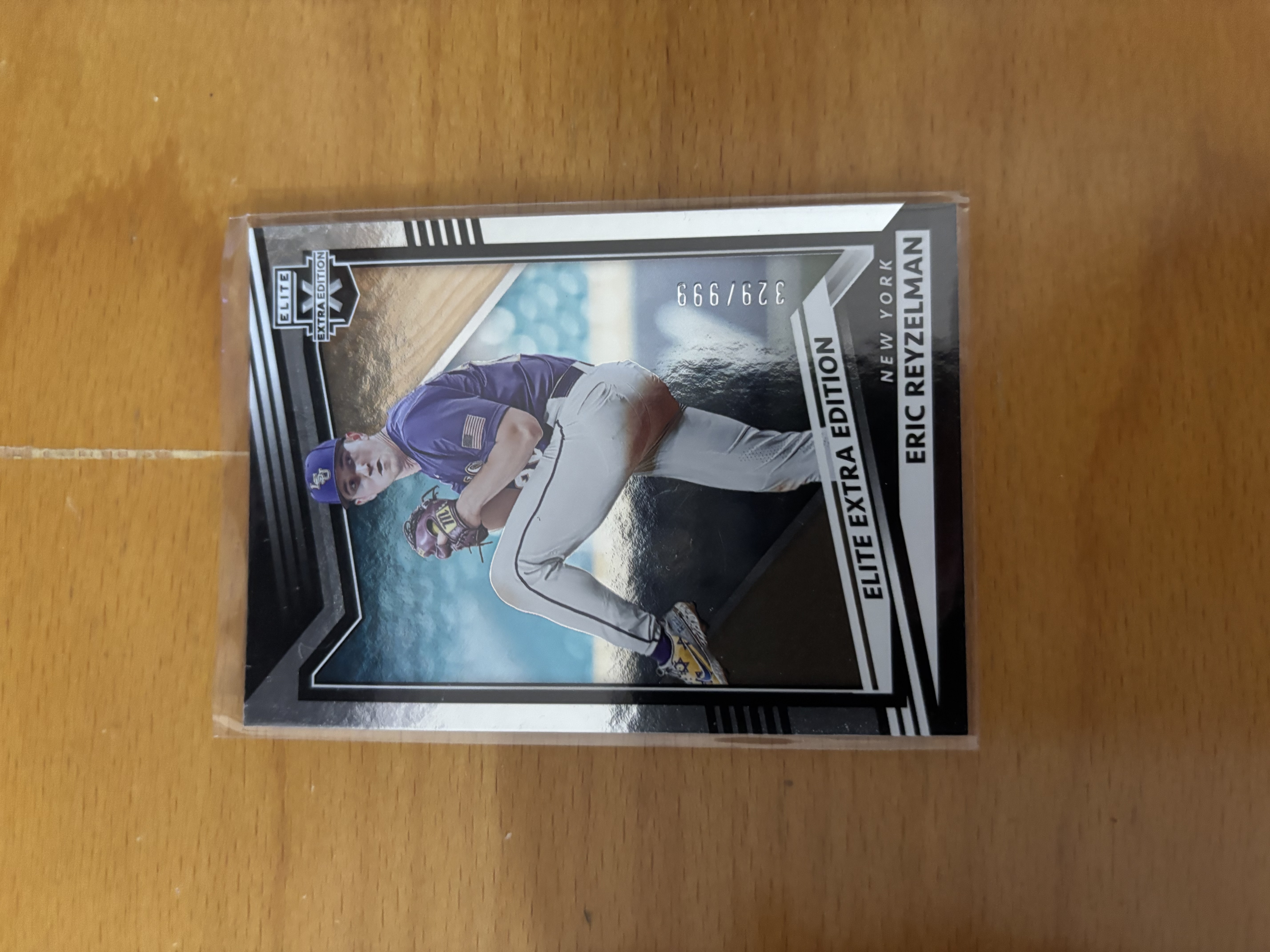 Eric Reyzelman Elite Extra Edition Baseball Card