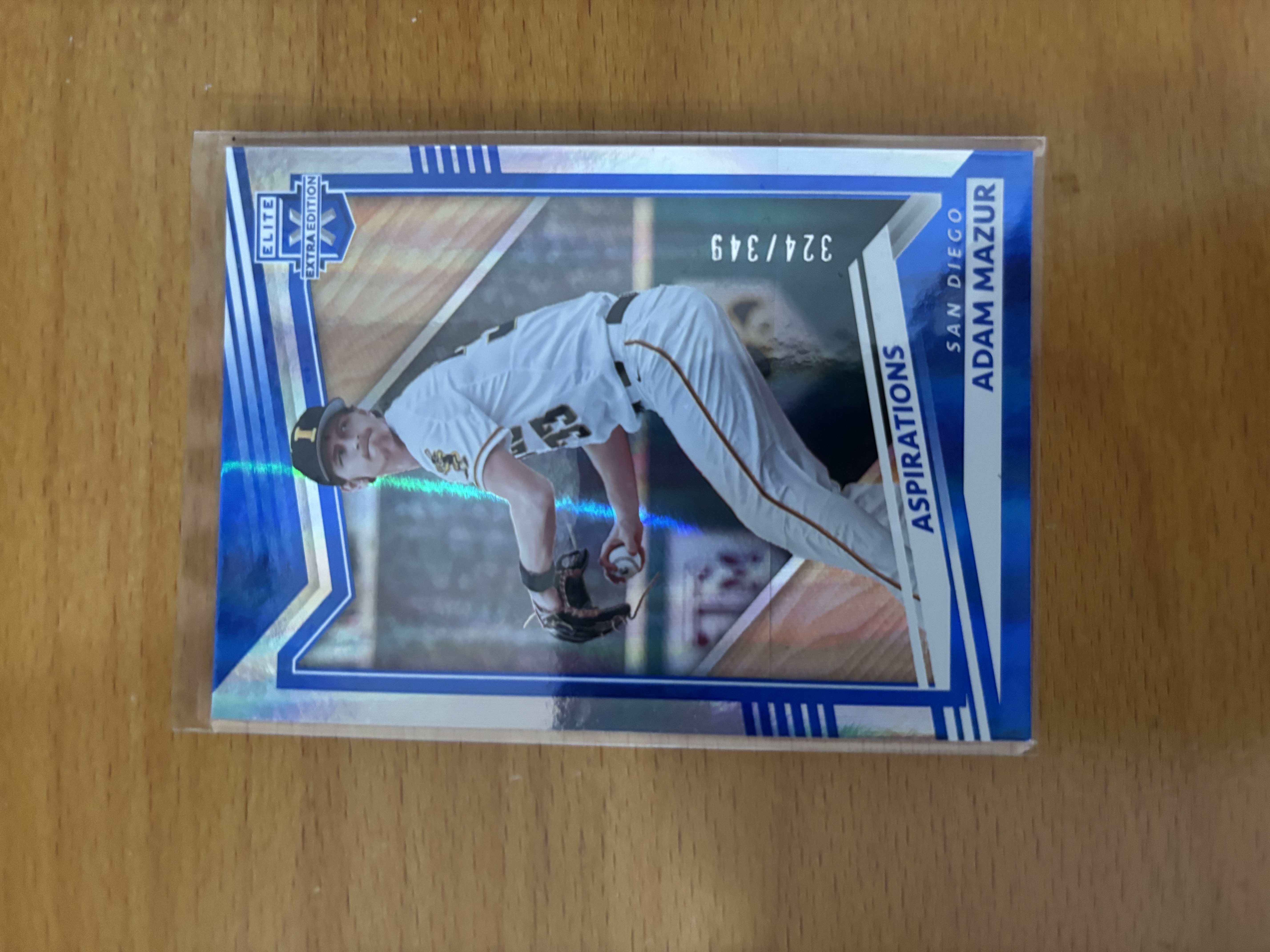 Adam Mazur Baseball Trading Card