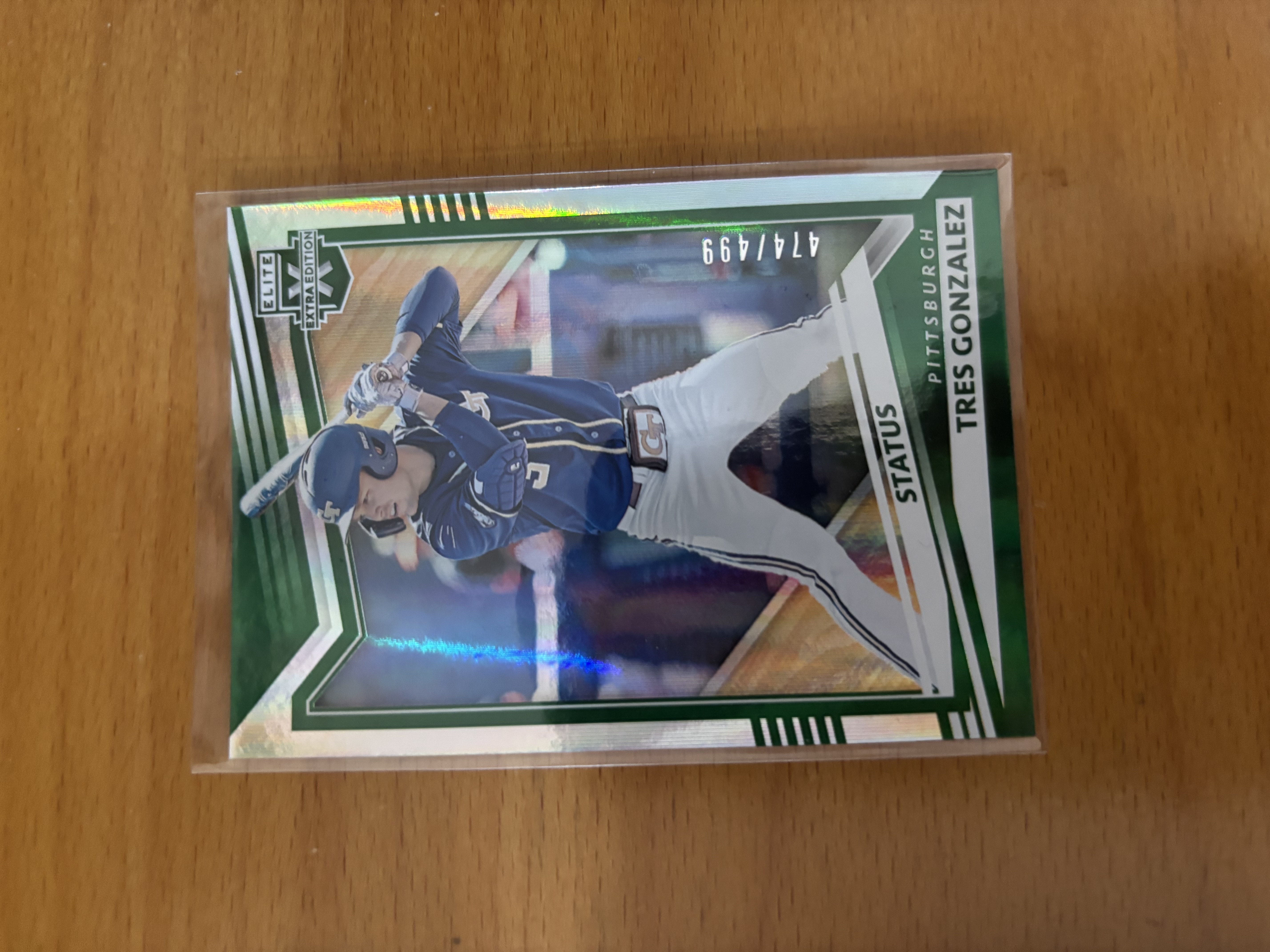 Tres Gonzalez Baseball Trading Card