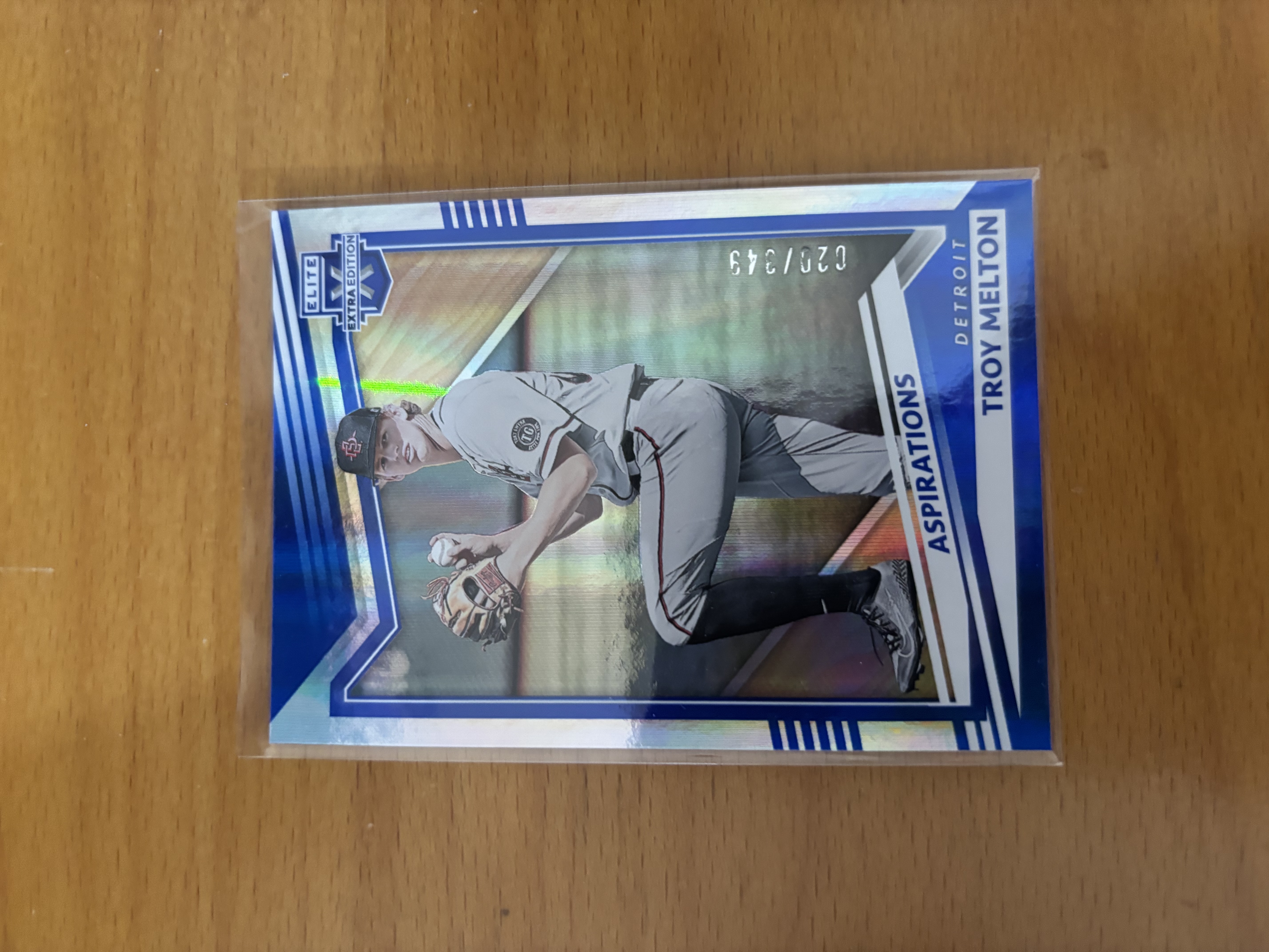 Troy Melton Baseball Trading Card