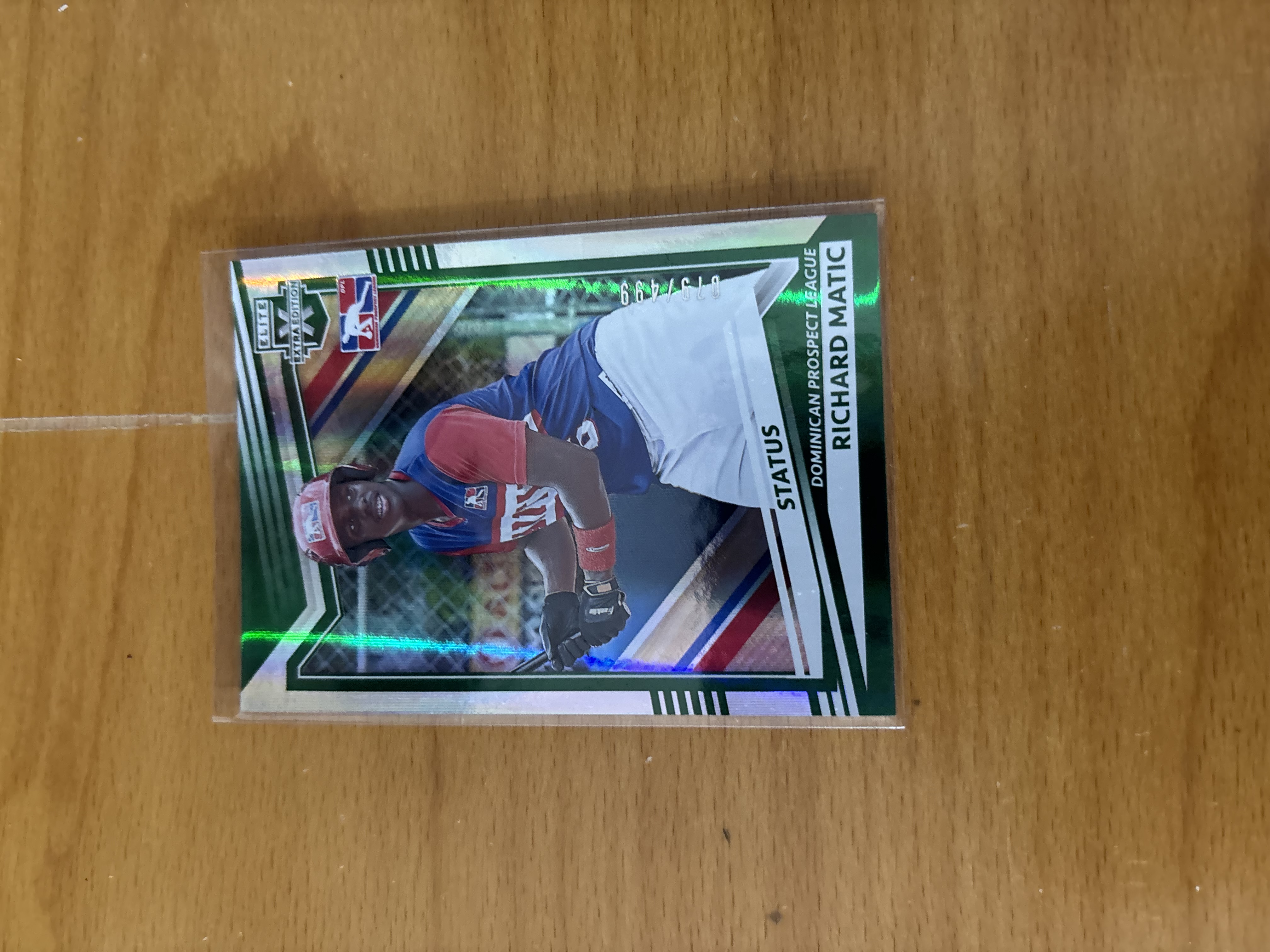 Richard Matic Status Baseball Trading Card