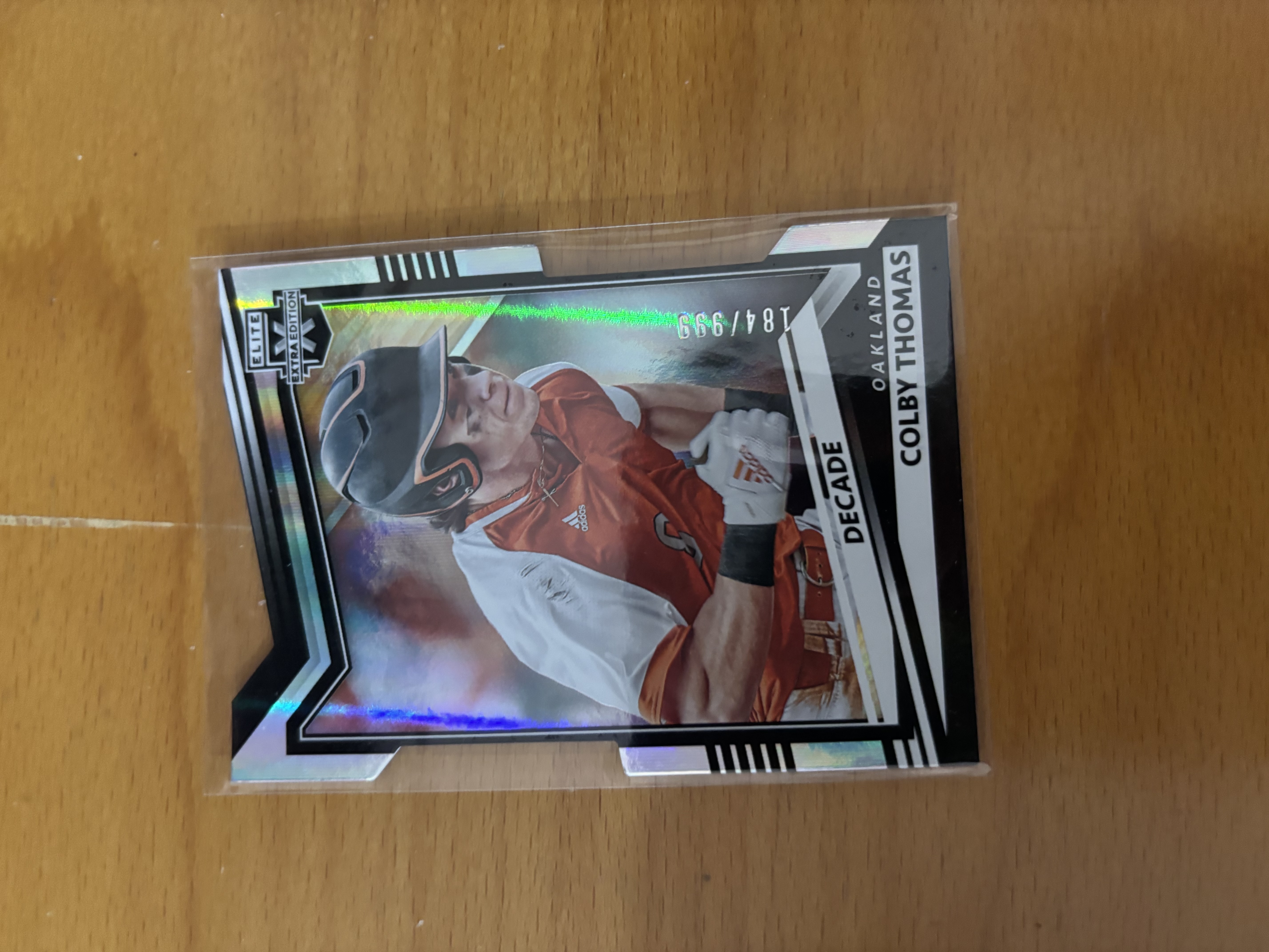 Colby Thomas Baseball Trading Card