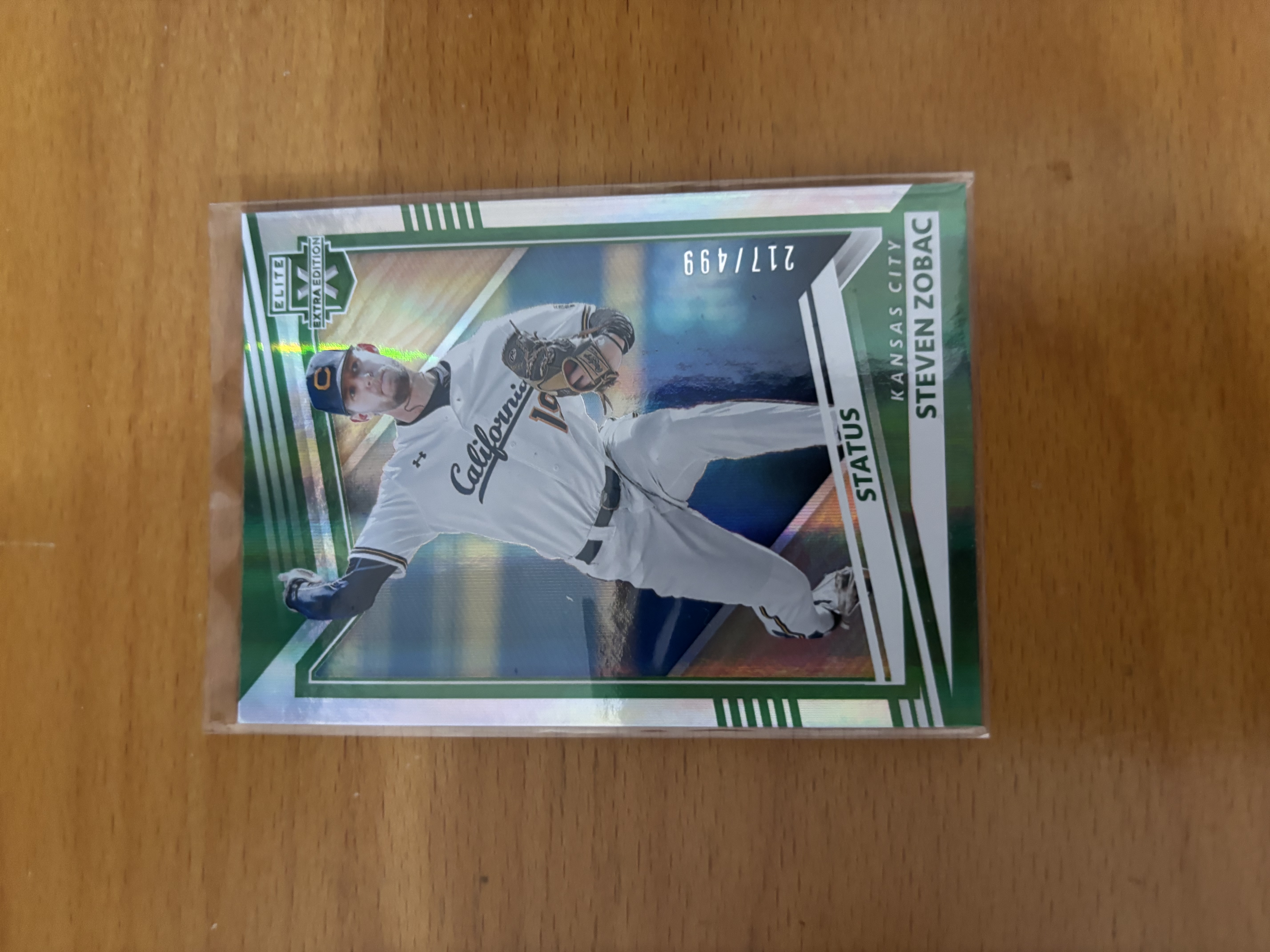 Steven Zobac Status Baseball Card