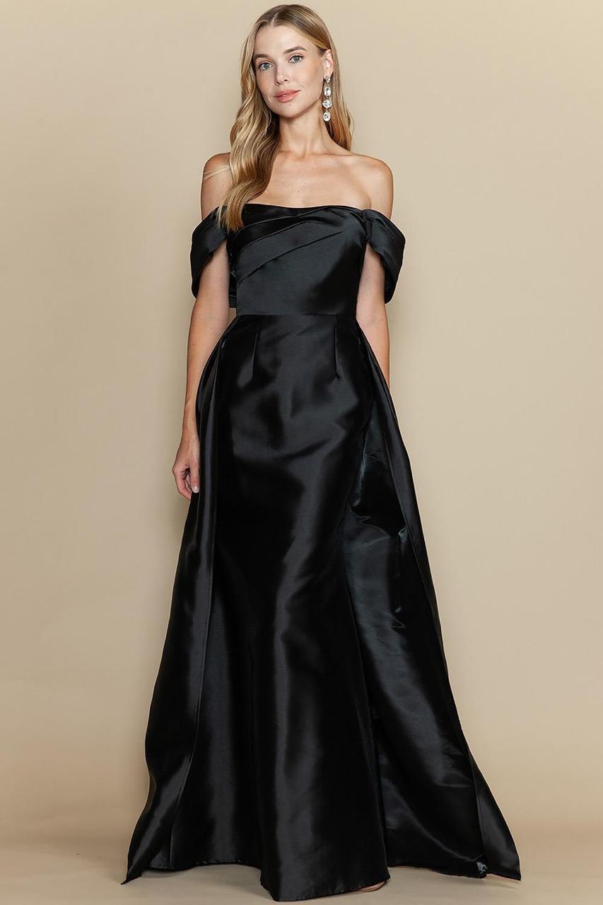 Vestido de noche elegante negro