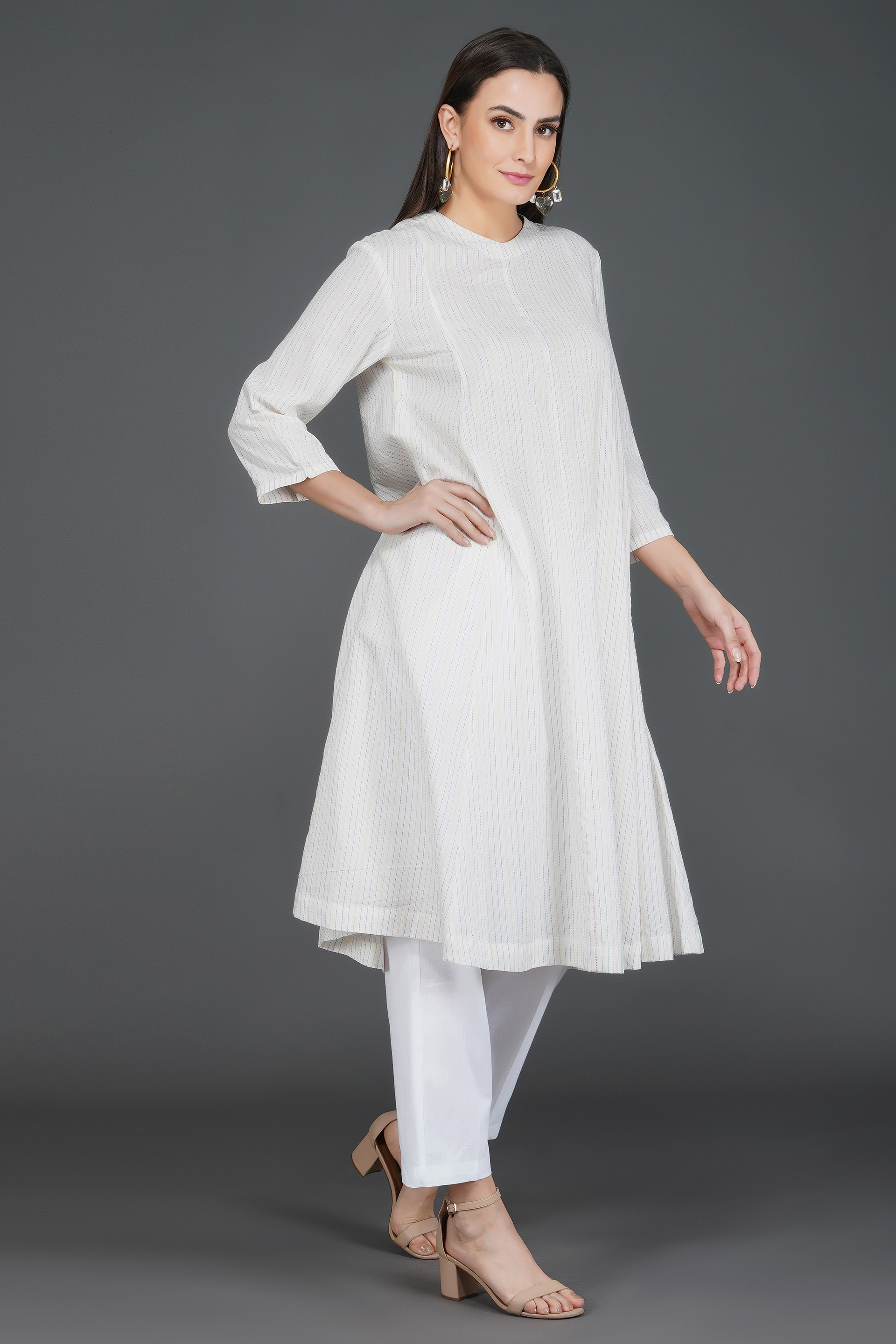 Kali Kantha Kurta Set