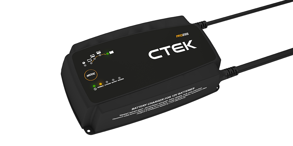 PRO25S - CTEK Battery Charger Pro 12v 25 Amp 3 Stage