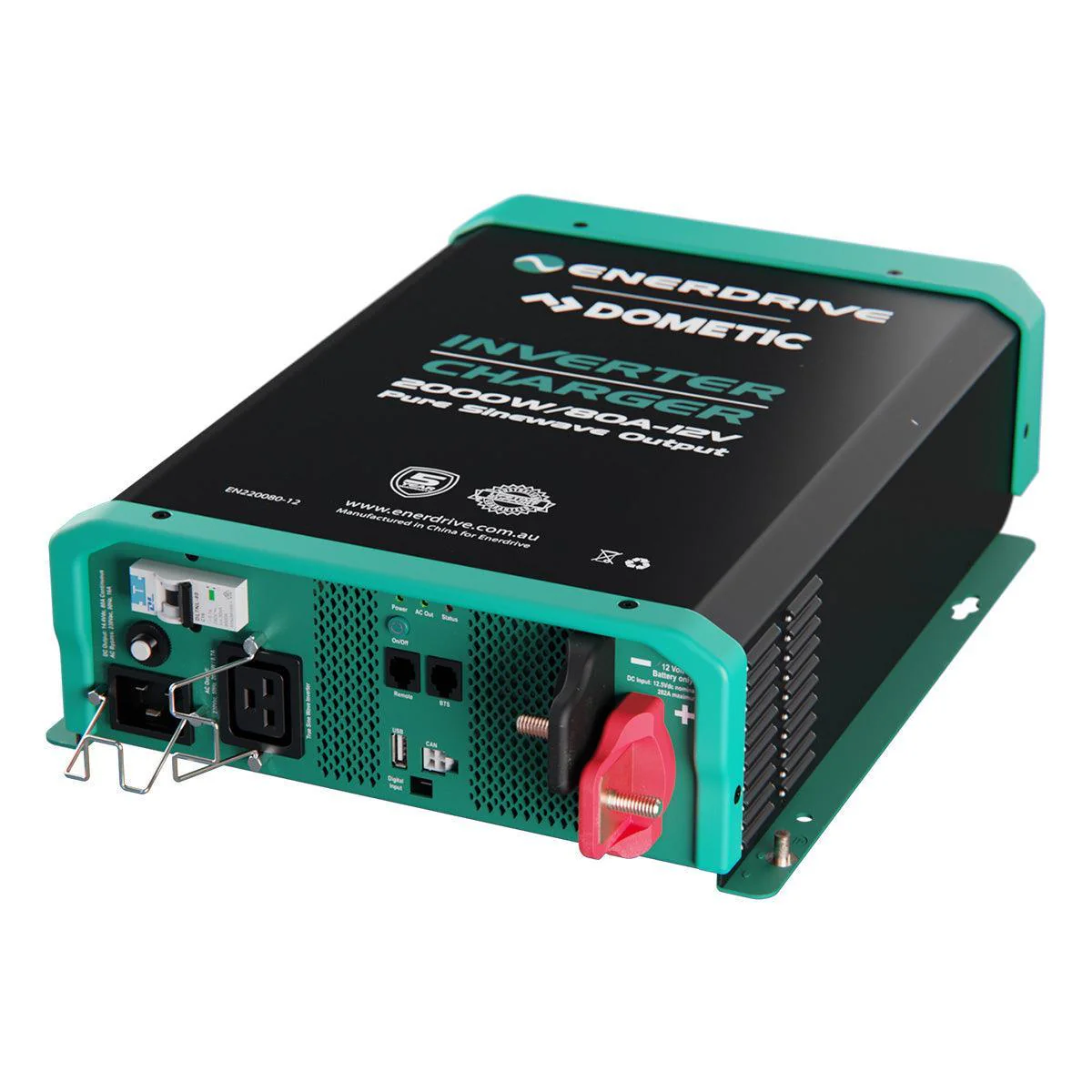 Enerdrive Dometic  2000W/80A 12V Inverter Charger