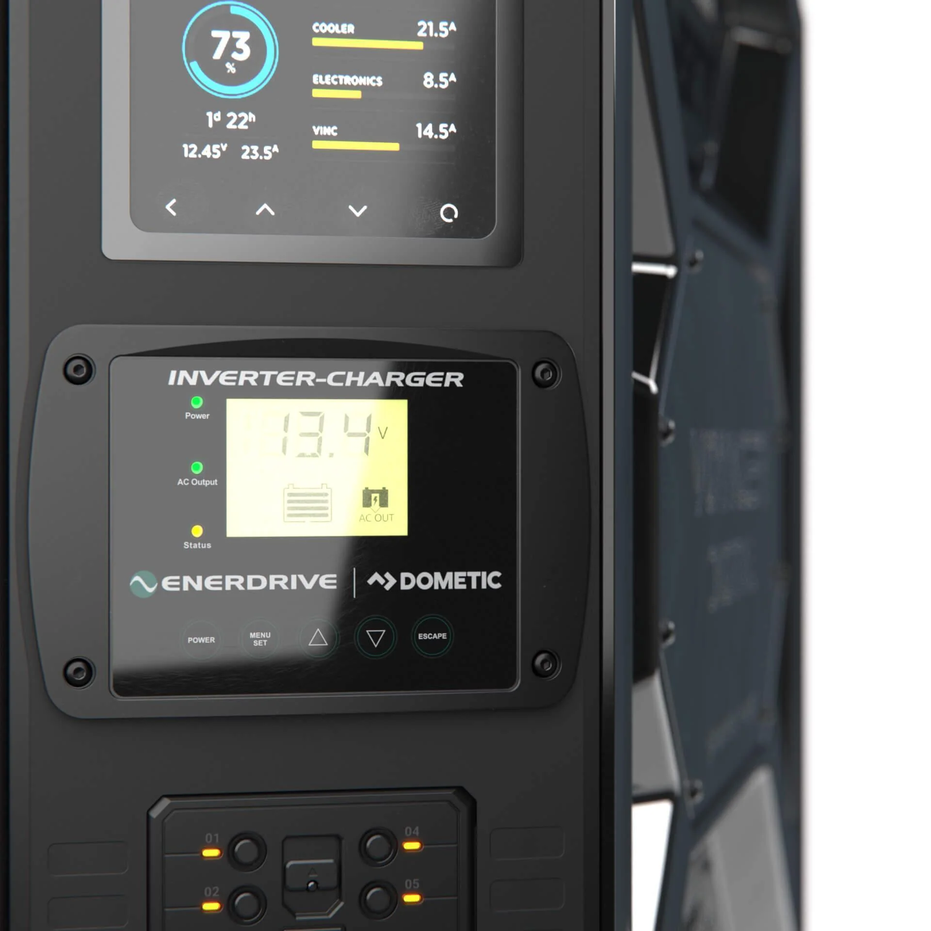 Voyager Digital System LEFT 3000W/100A Inverter-Charger 40DC inc SCQ50