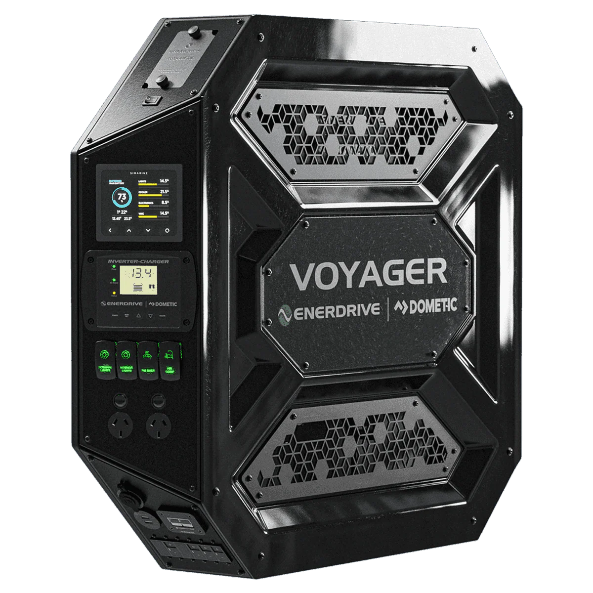 Enerdrive Voyager System Left 3000W/100A Inverter-Charger 40DC INC SIMARINE SCQ50