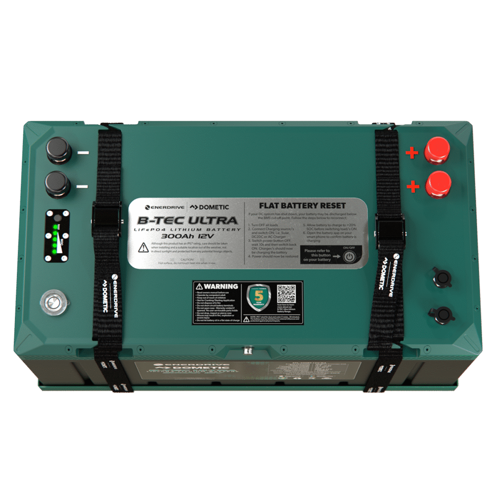 B-TEC ULTRA 300amp / 12v LiFePO4 Battery Gen3 IP67