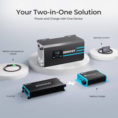 Renogy 12V 2000W Inverter Charger 230Vac