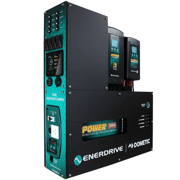 Enerdrive Adventurer System (LEFT or RIGHT) 40AC 40DC 2000X Inc Simarine
