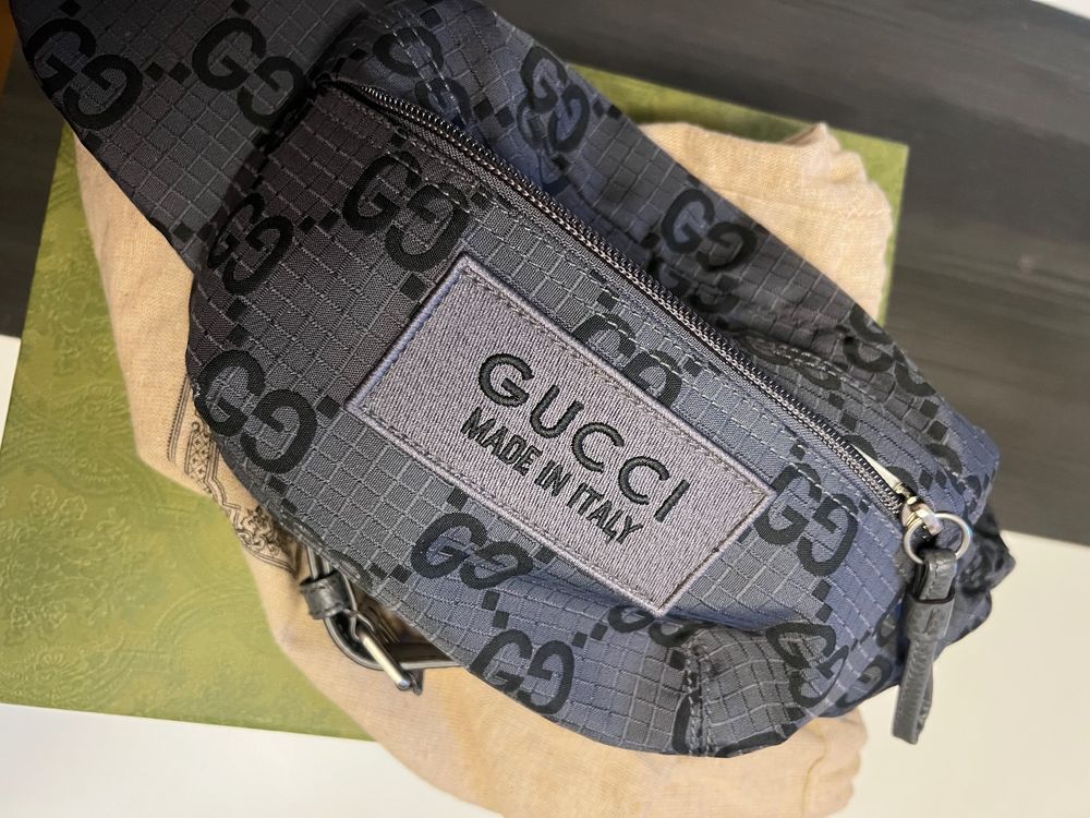 Gucci Belt Bag GG (Sling-Bag) | Schwarz/Grau