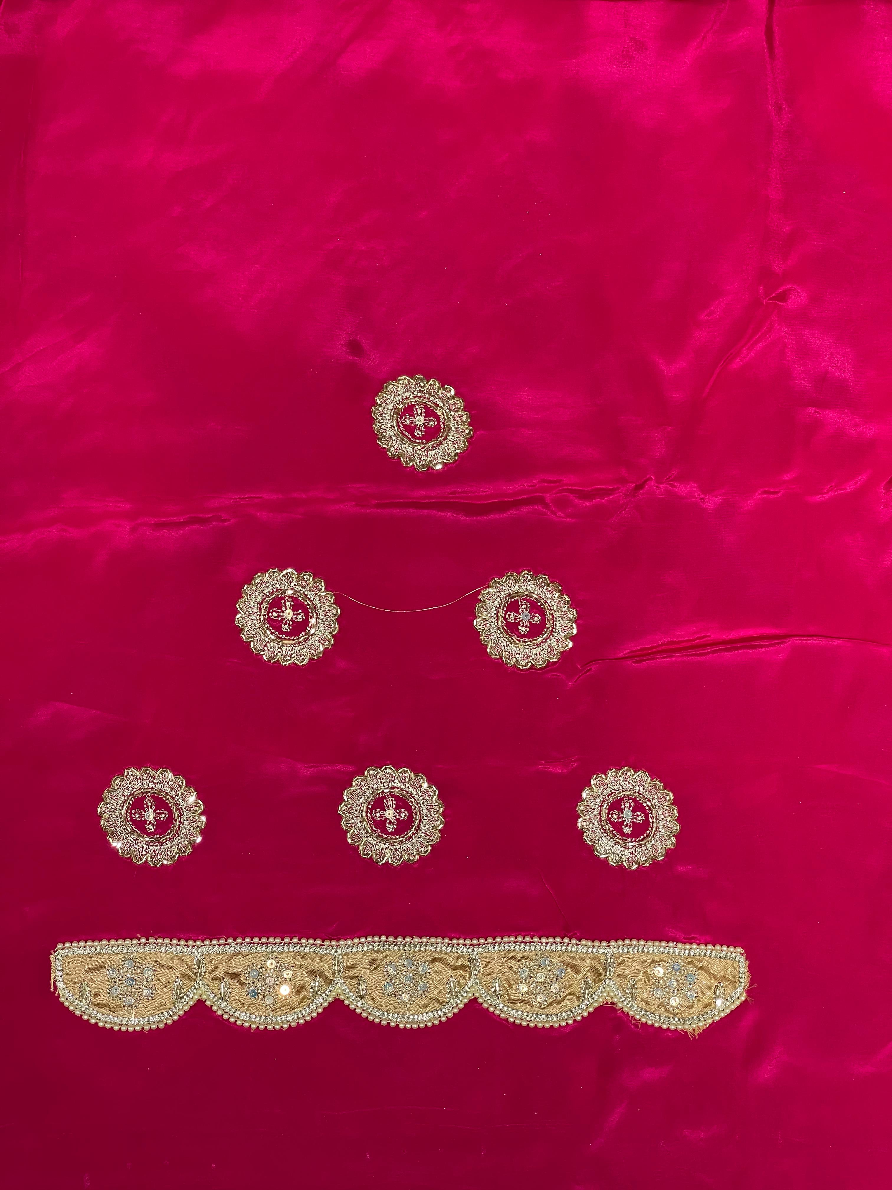  AC144 | Traditional Gold Embroidered || Bridal Set
