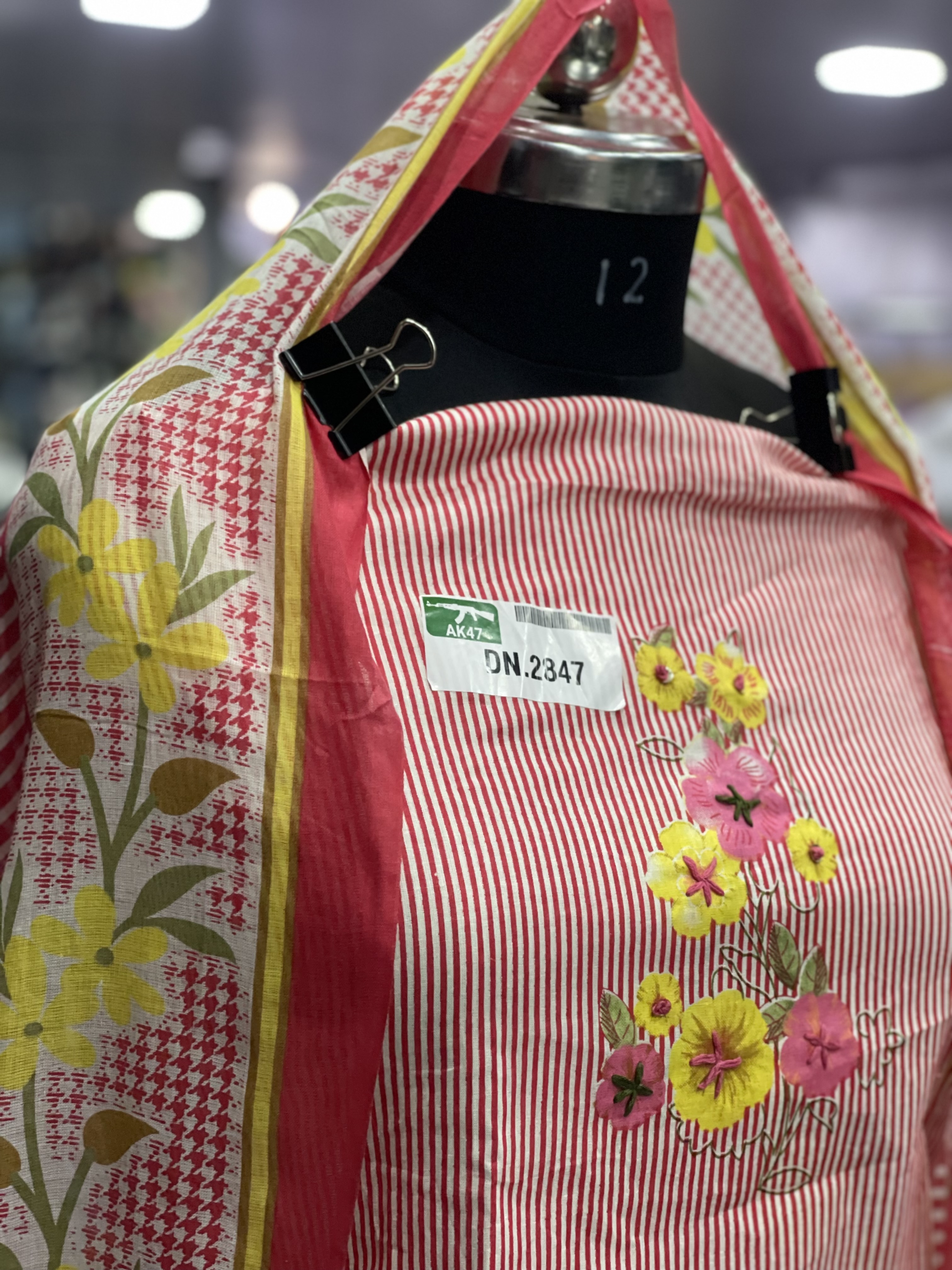  AC024 | Striped Floral Fabric