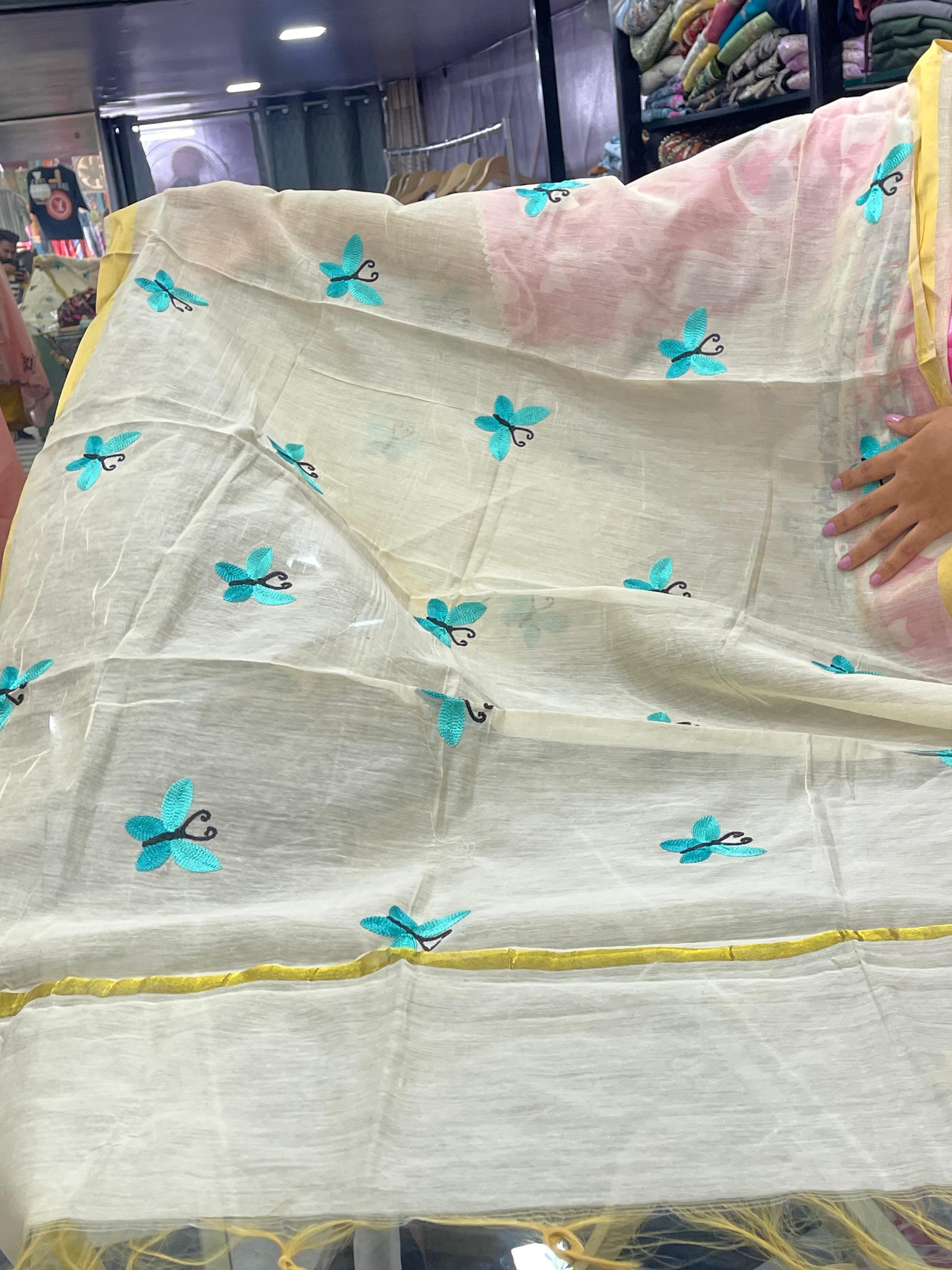 AC012 | Cotton || Handloom Cotton | Duppatta | 