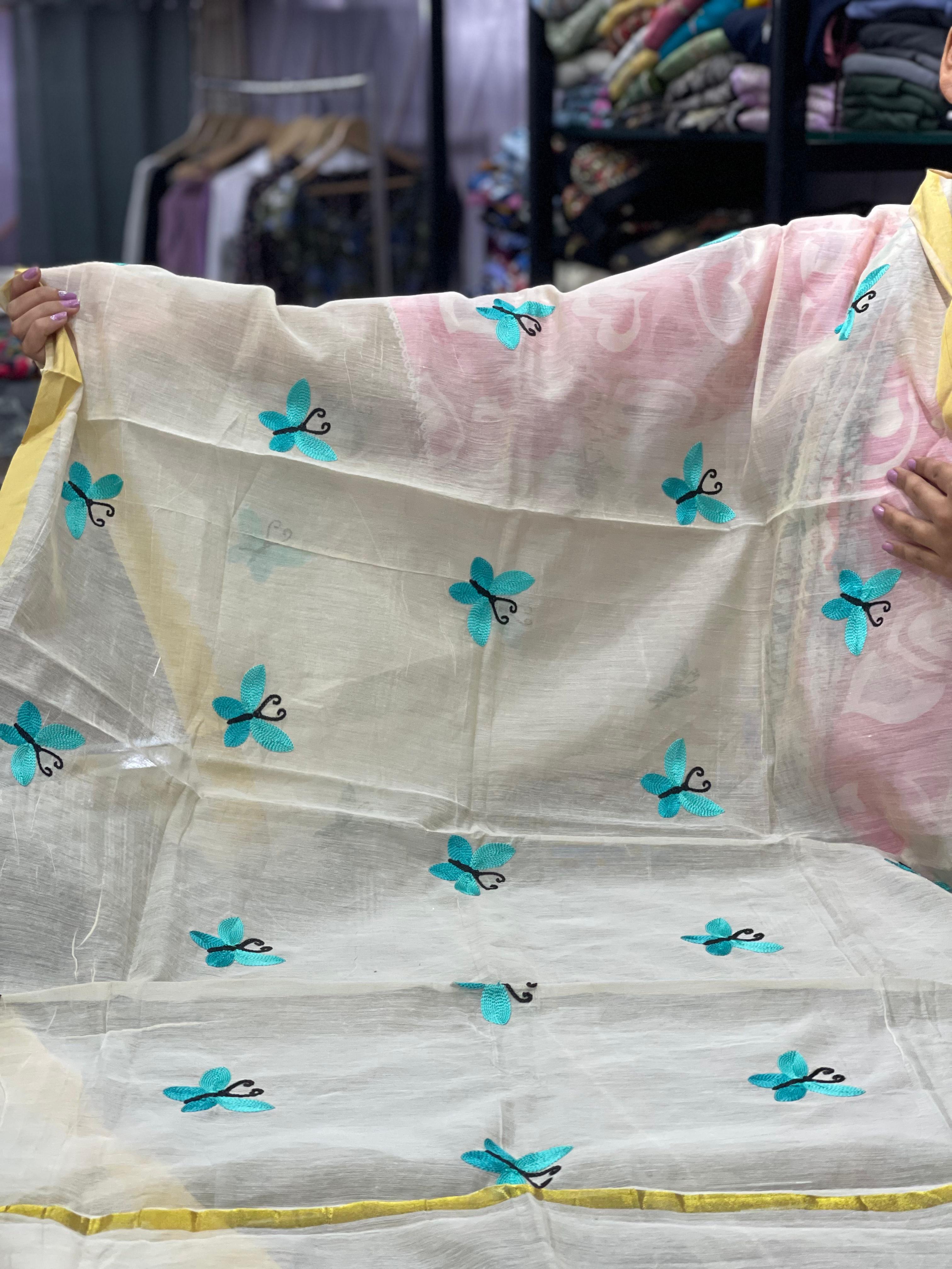 AC012 | Cotton || Handloom Cotton | Duppatta | 