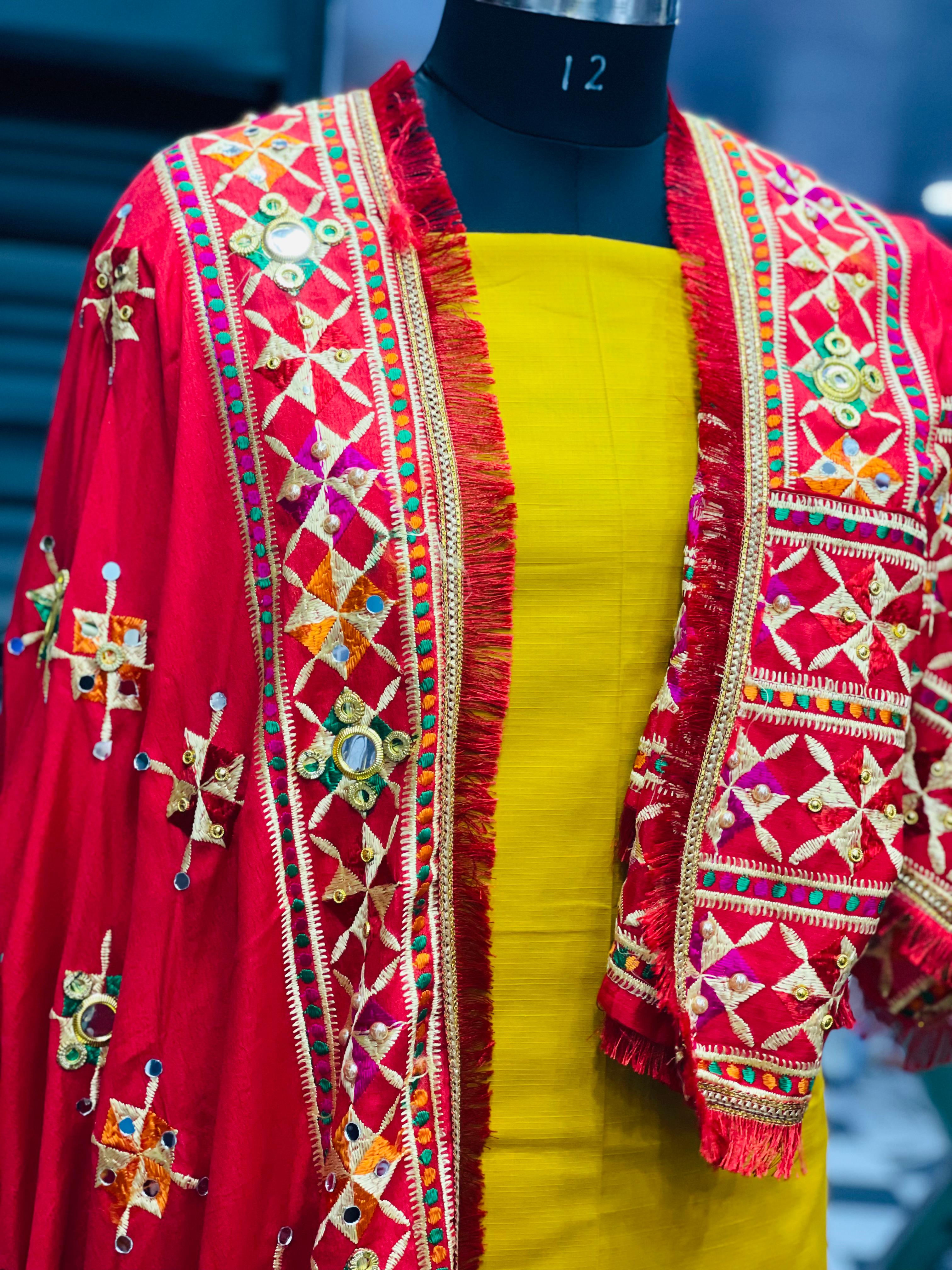 AC058 |  Traditional Embroidered Dupatta