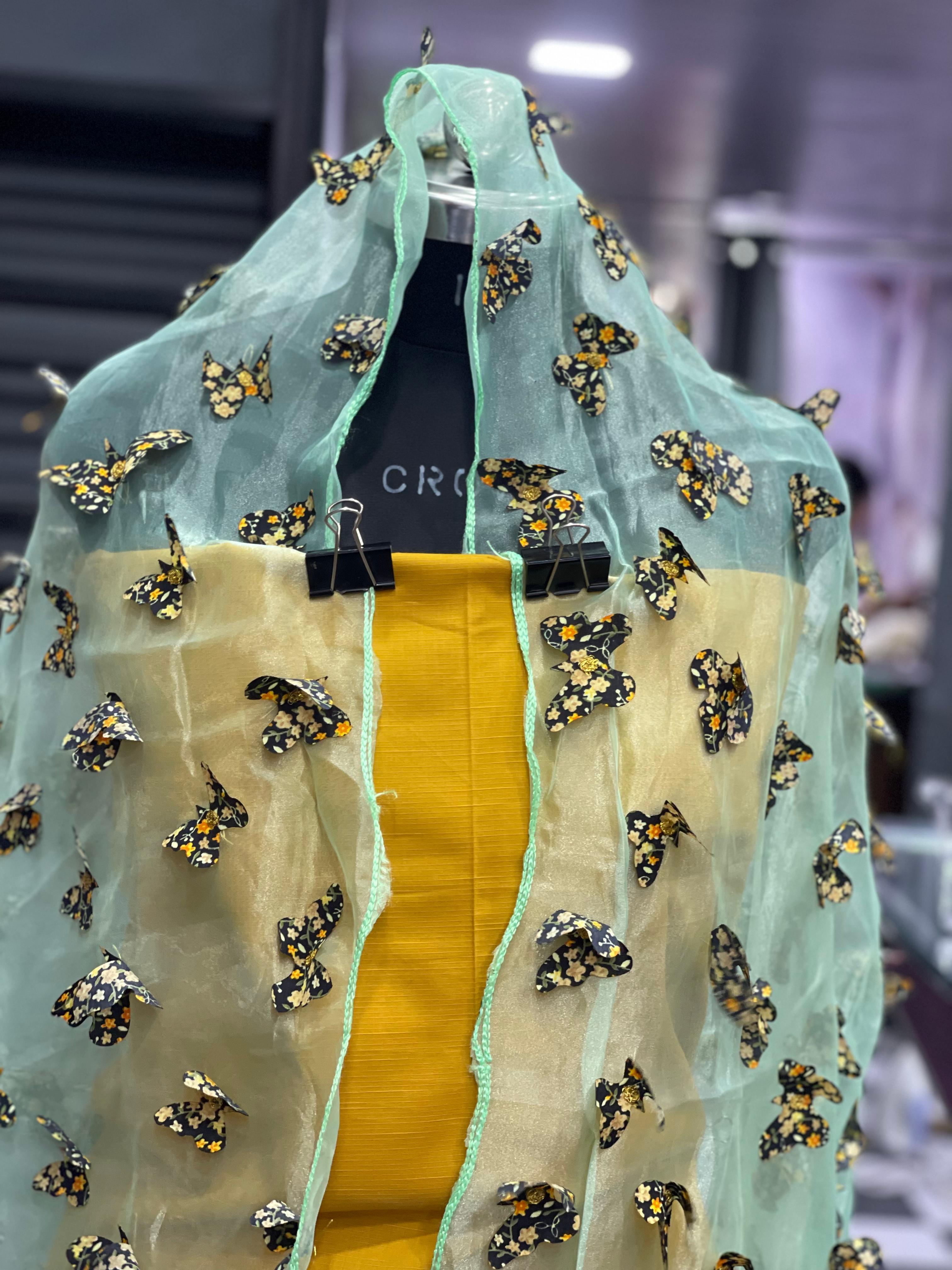 AC008 | Pishta || Orginza Duppatta || Embroidered Sheer Dupatta