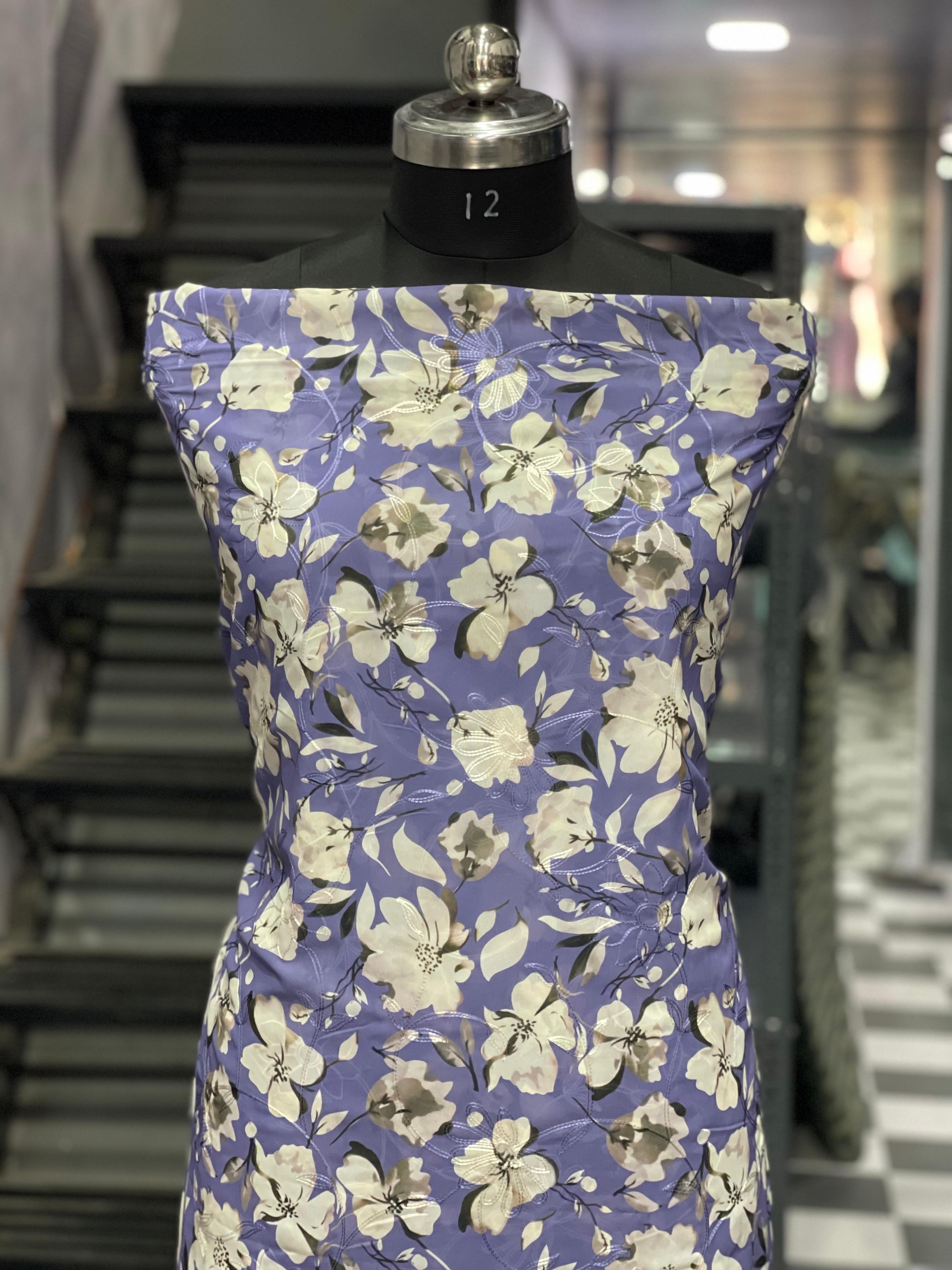  AC060 |  Arry Work || Georgettet || Casual Wear || Party Wear Suit || Floral Print Fabric