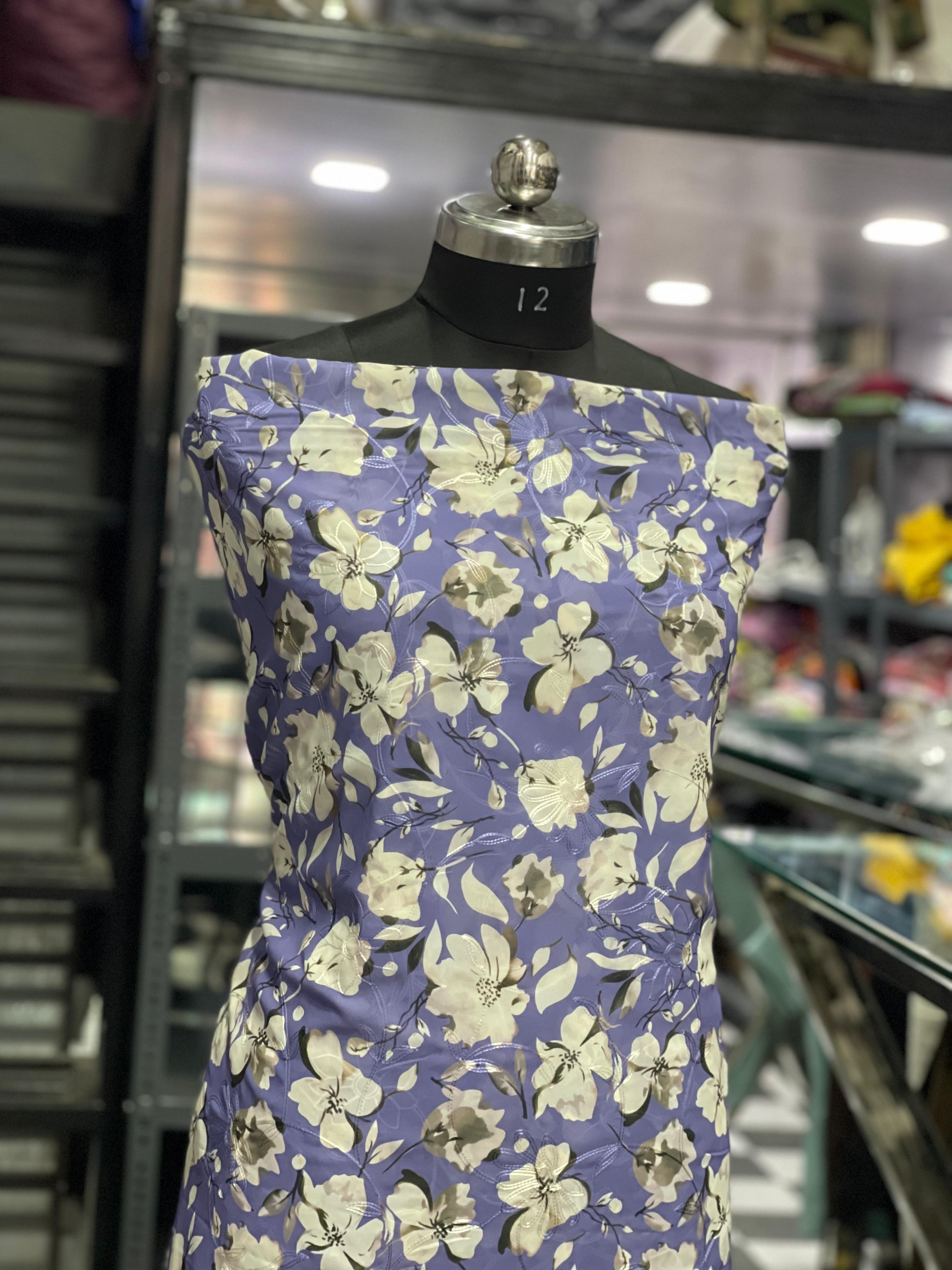  AC060 |  Arry Work || Georgettet || Casual Wear || Party Wear Suit || Floral Print Fabric