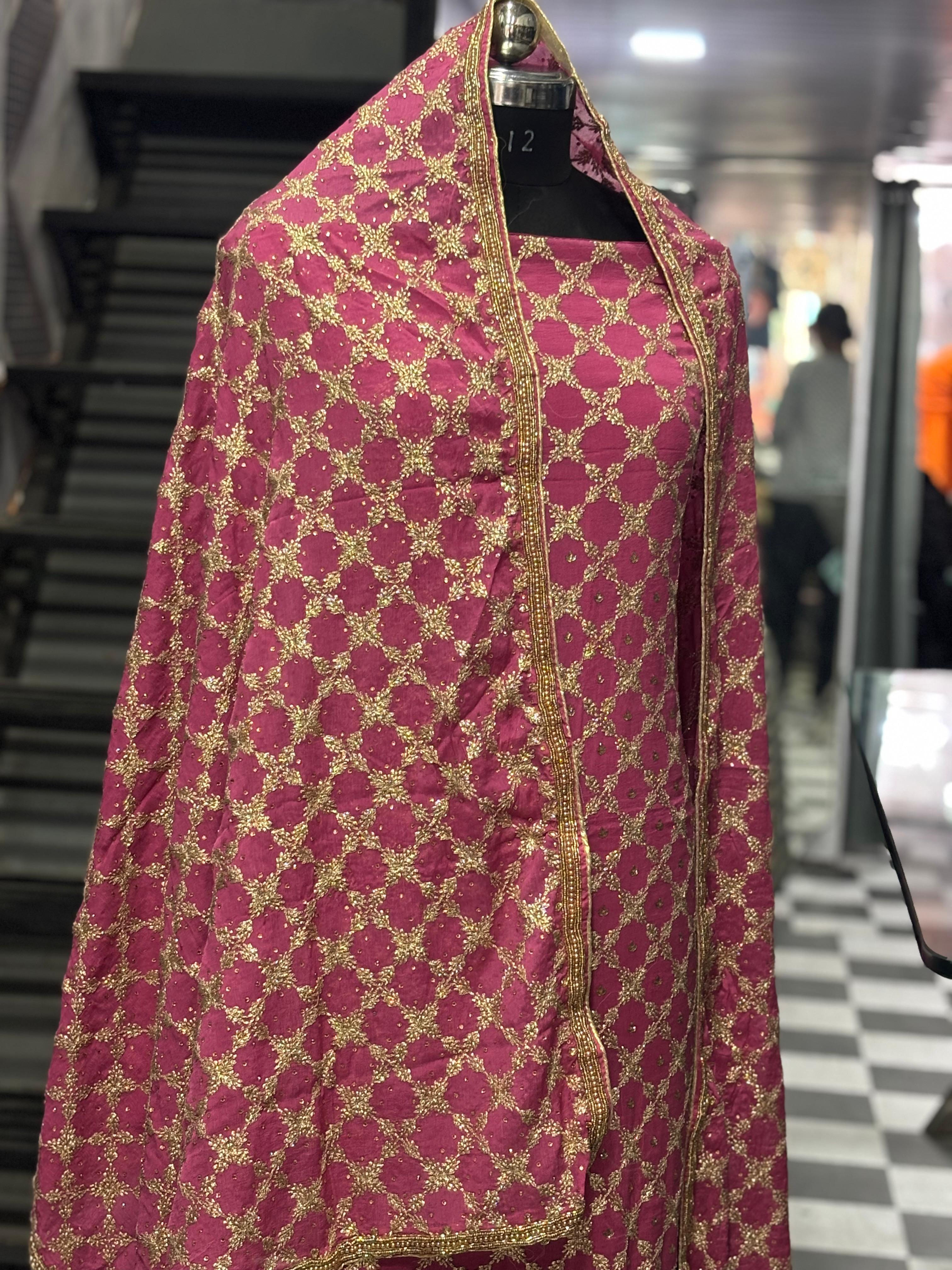  AC141 | Baby Pink Shade | Hand & Zari Work| Wedding Suit | Jaggo  Wear | Party Wear | Festivel Wear 
