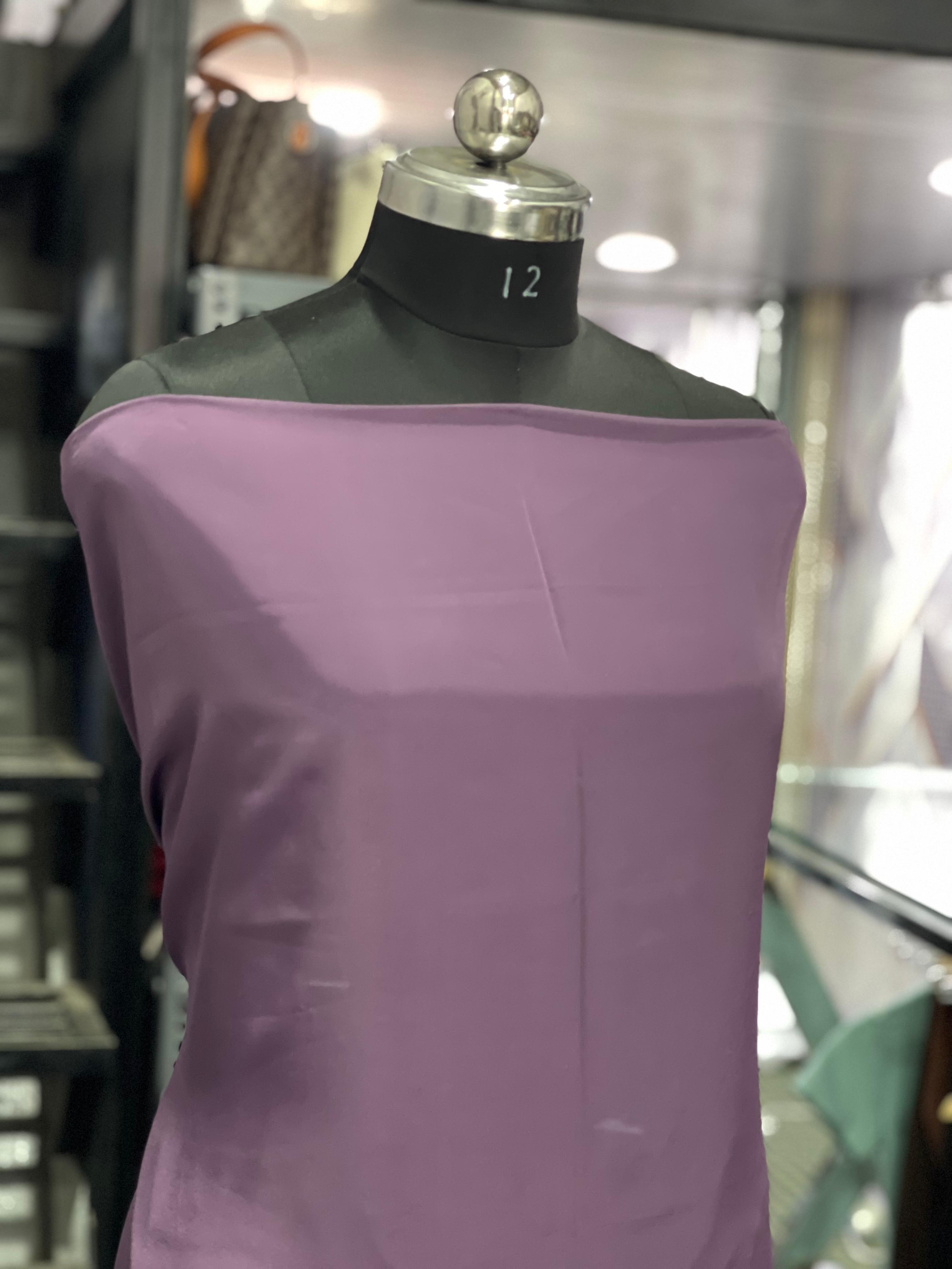  AC062 | Mauve Satin Fabric | Medol Stuff | Palin Fabric | Daily Bases | Jaggo | Casual Wear