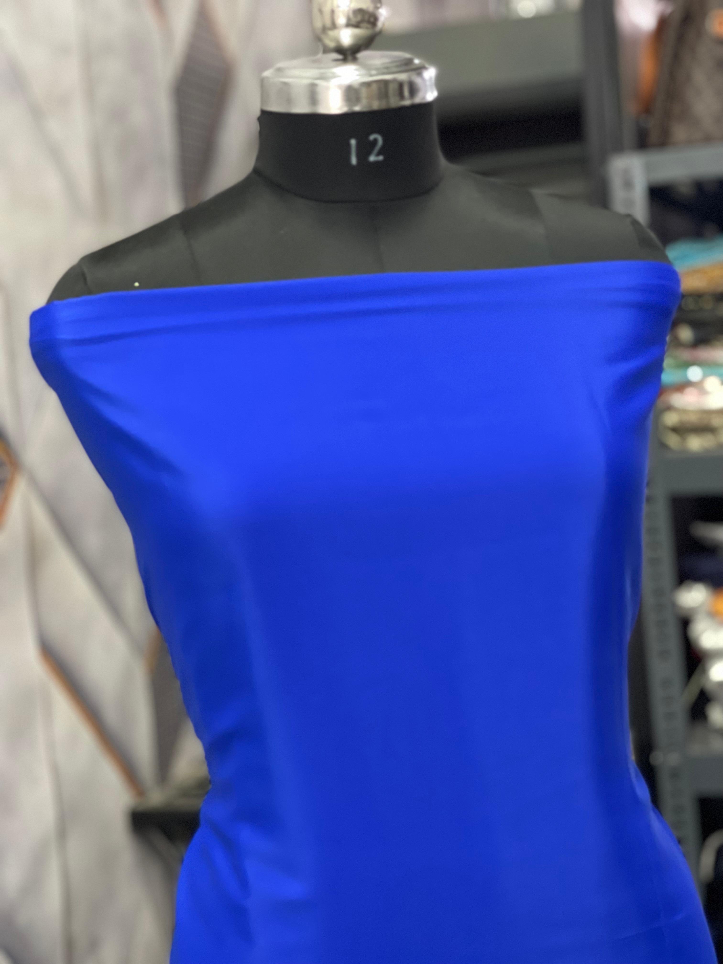 AC082 | Royal Blue Fabric | Plain Fabric | Daily Bases | Casual | Office Wear