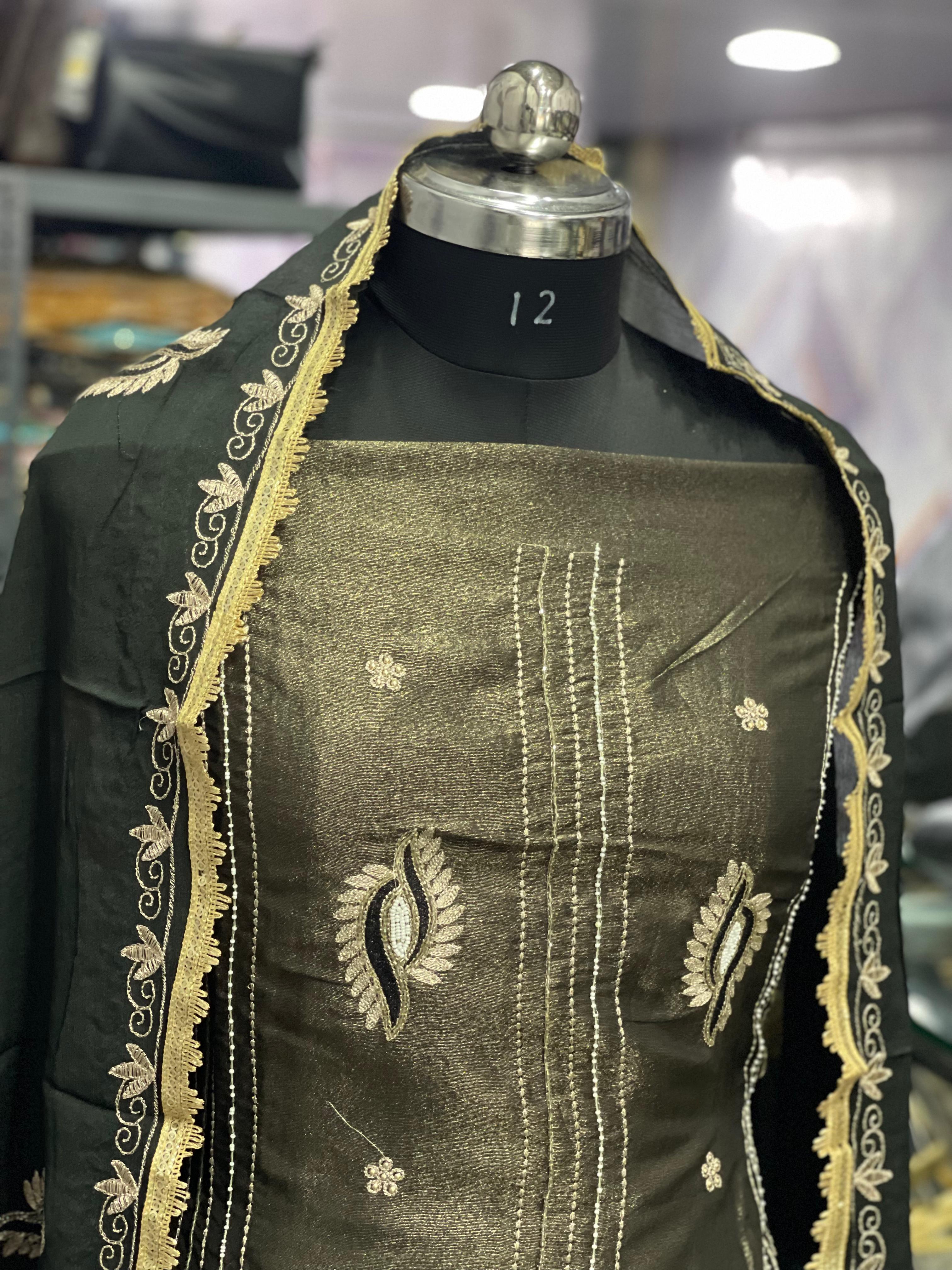  AC108 | Black Suit  | Shimmer Suit | Chanon Duppatta | Jaggo | Ring Cermony | Festivel 
