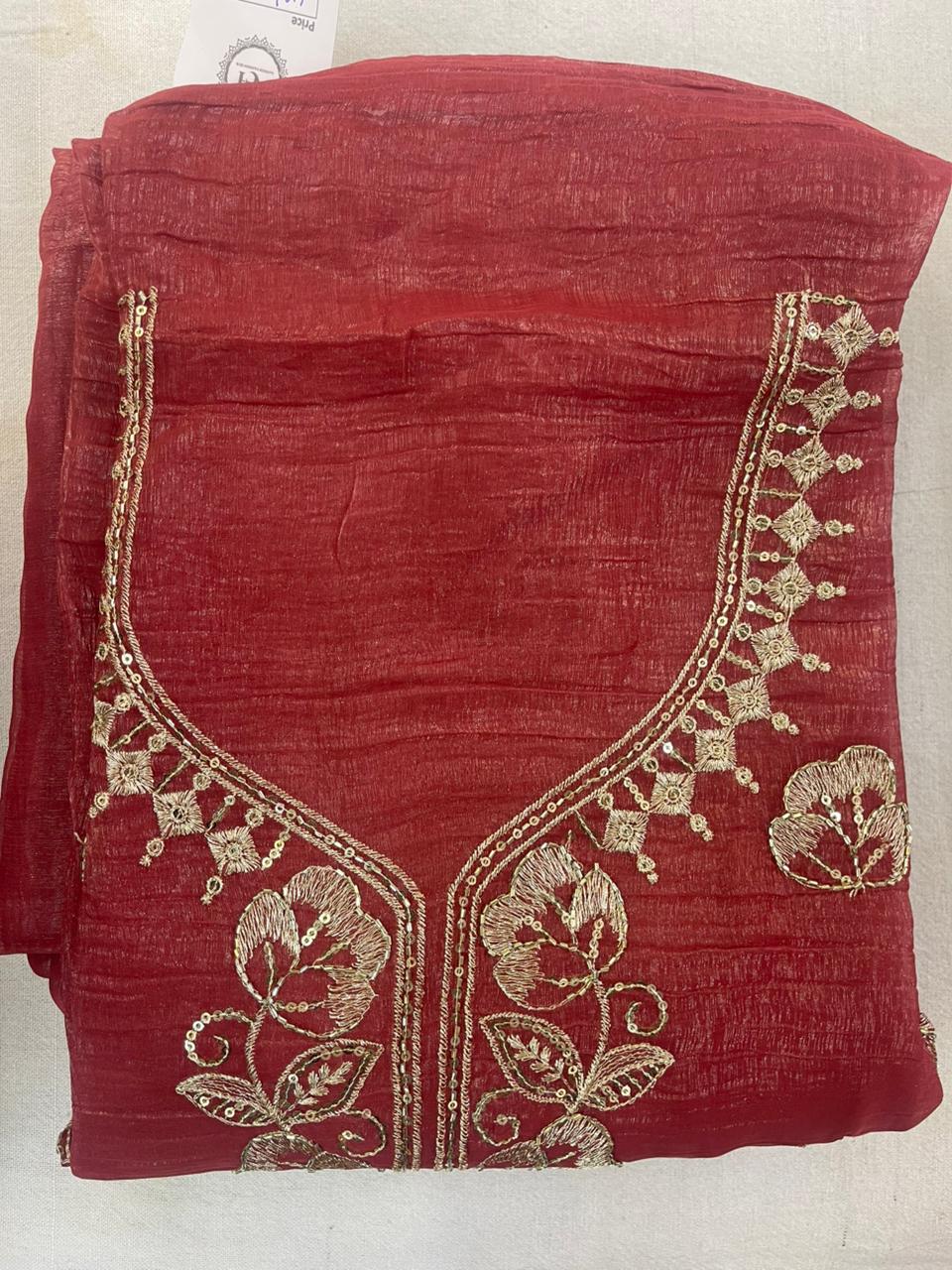 Red Suit | Hand Work | Crush Stuff | Jaggo Wear | Duppatta | 