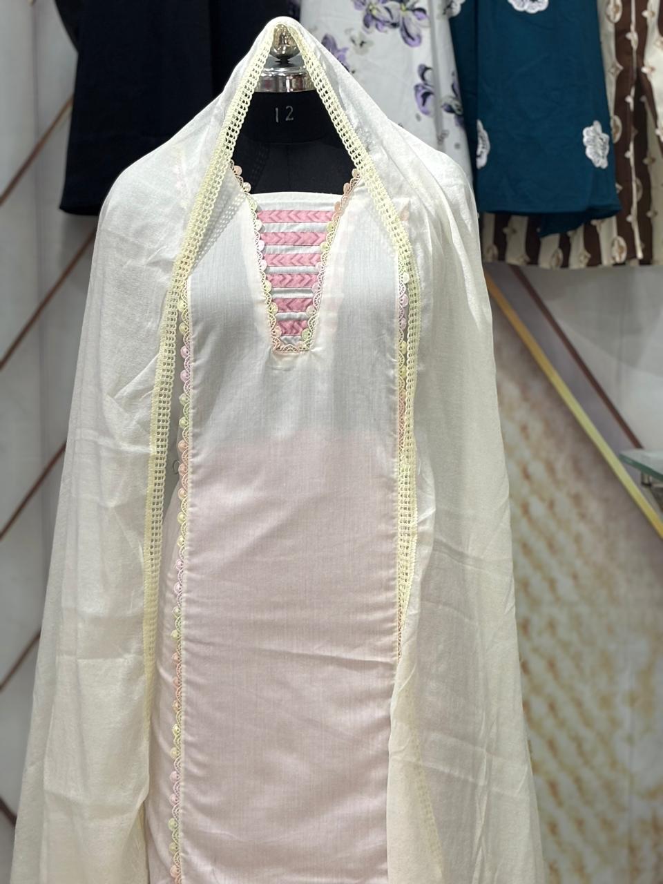 AC170 | Off-White Suit| Festivel Suit | Jaggo  | Office Wear | Casual Suit | Party Wear 
