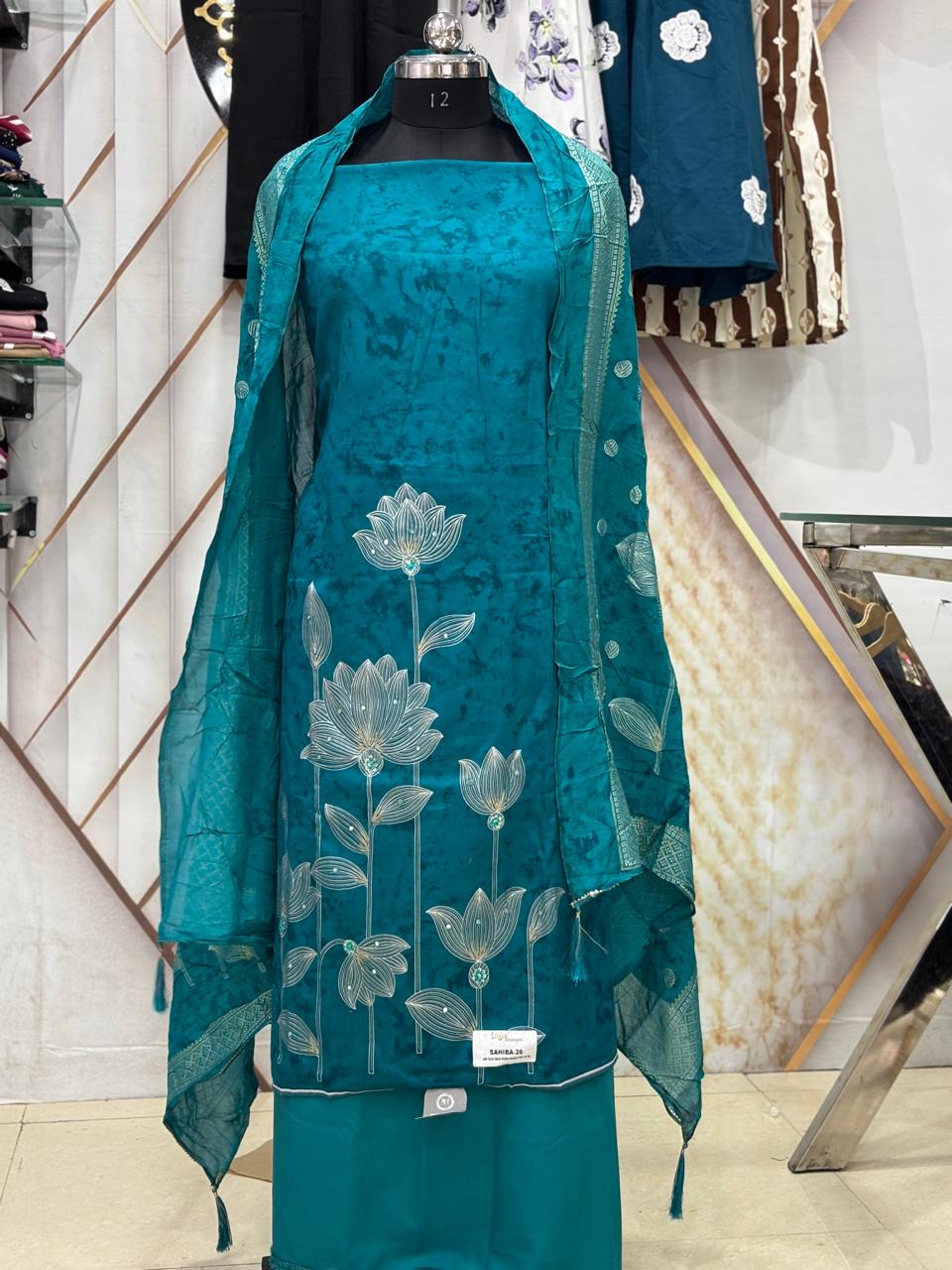 AC164 |  Mohr Pankian Salwar Suit | Festivel Suit | Jaggo  | Office Wear | Casual Suit | Party Wear