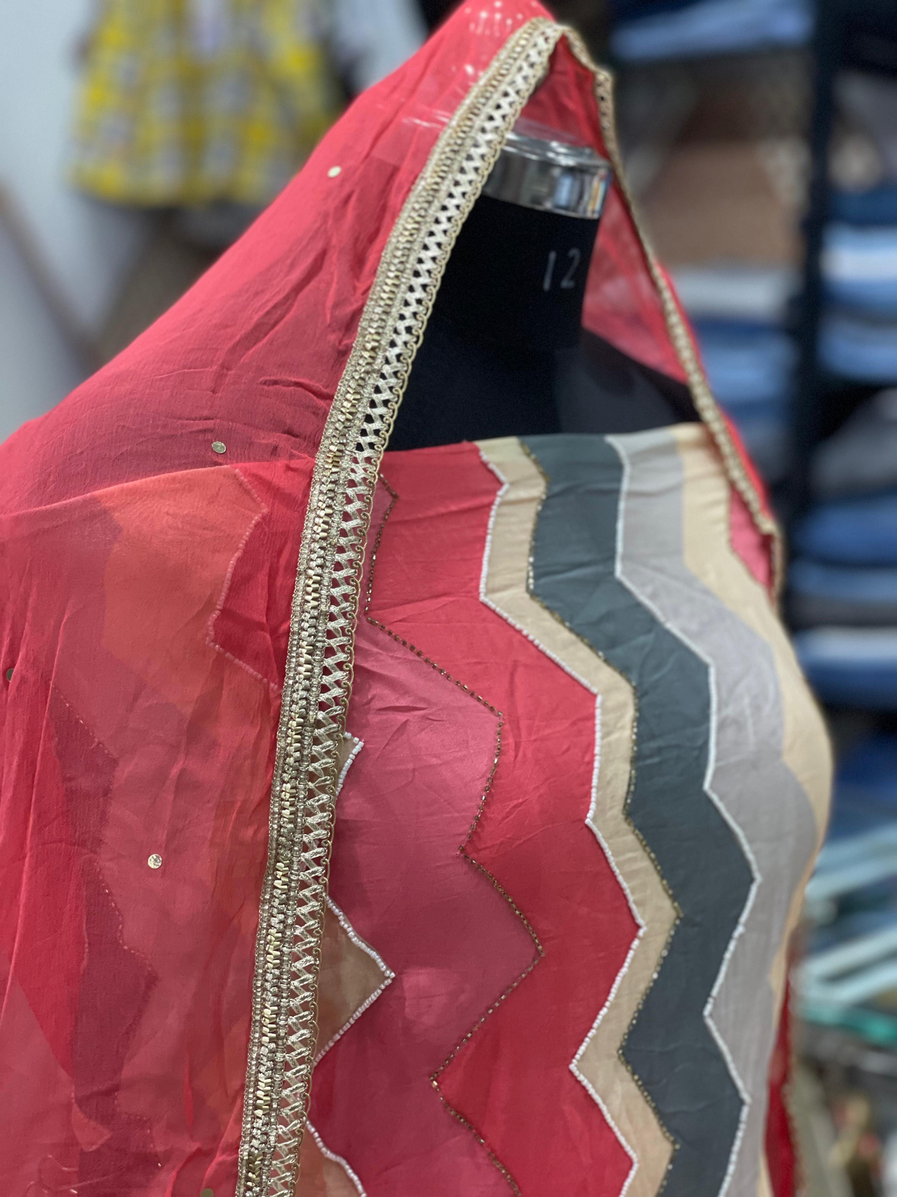 AC159  |  Designer Zigzag Pattern Salwar Suit | Festivel Suit | Jaggo  | Office Wear | Casual Suit | Party Wear 