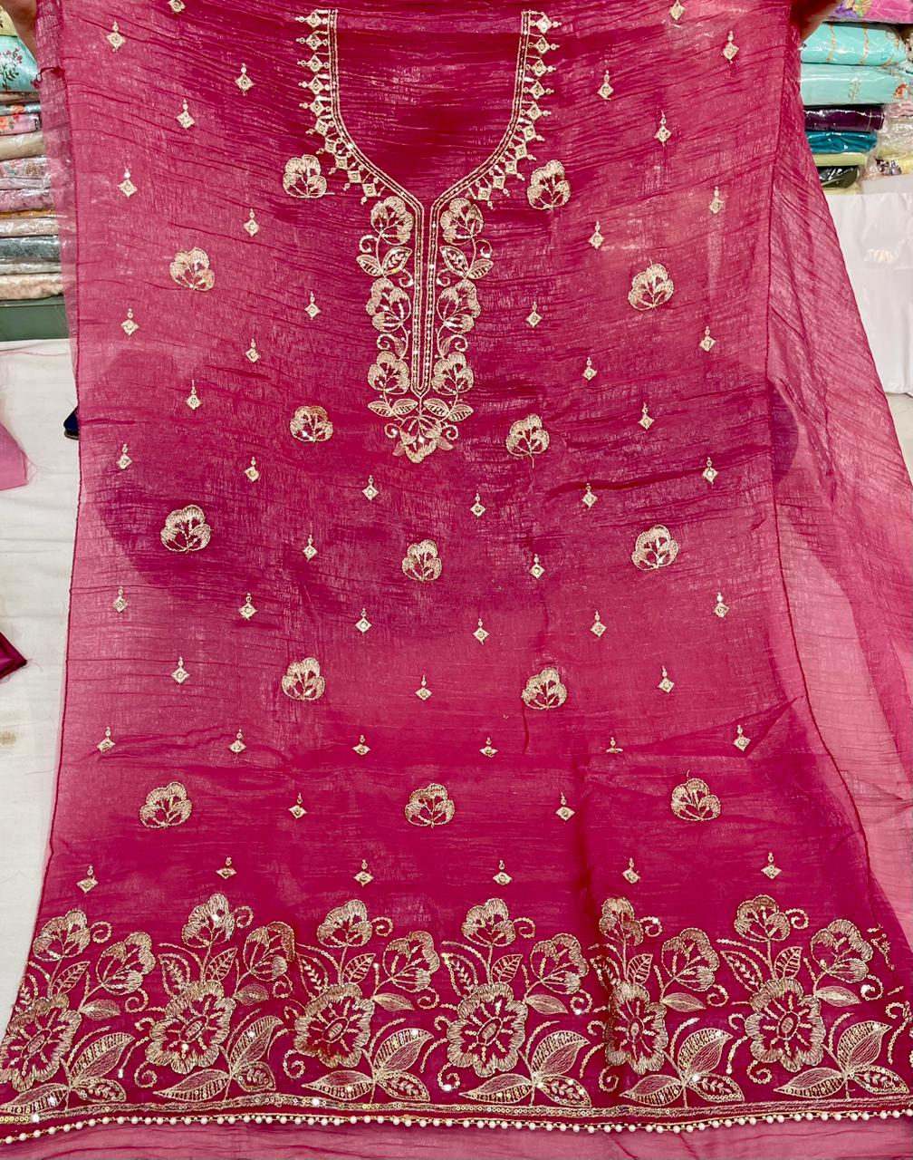 Red Suit | Hand Work | Crush Stuff | Jaggo Wear | Duppatta |