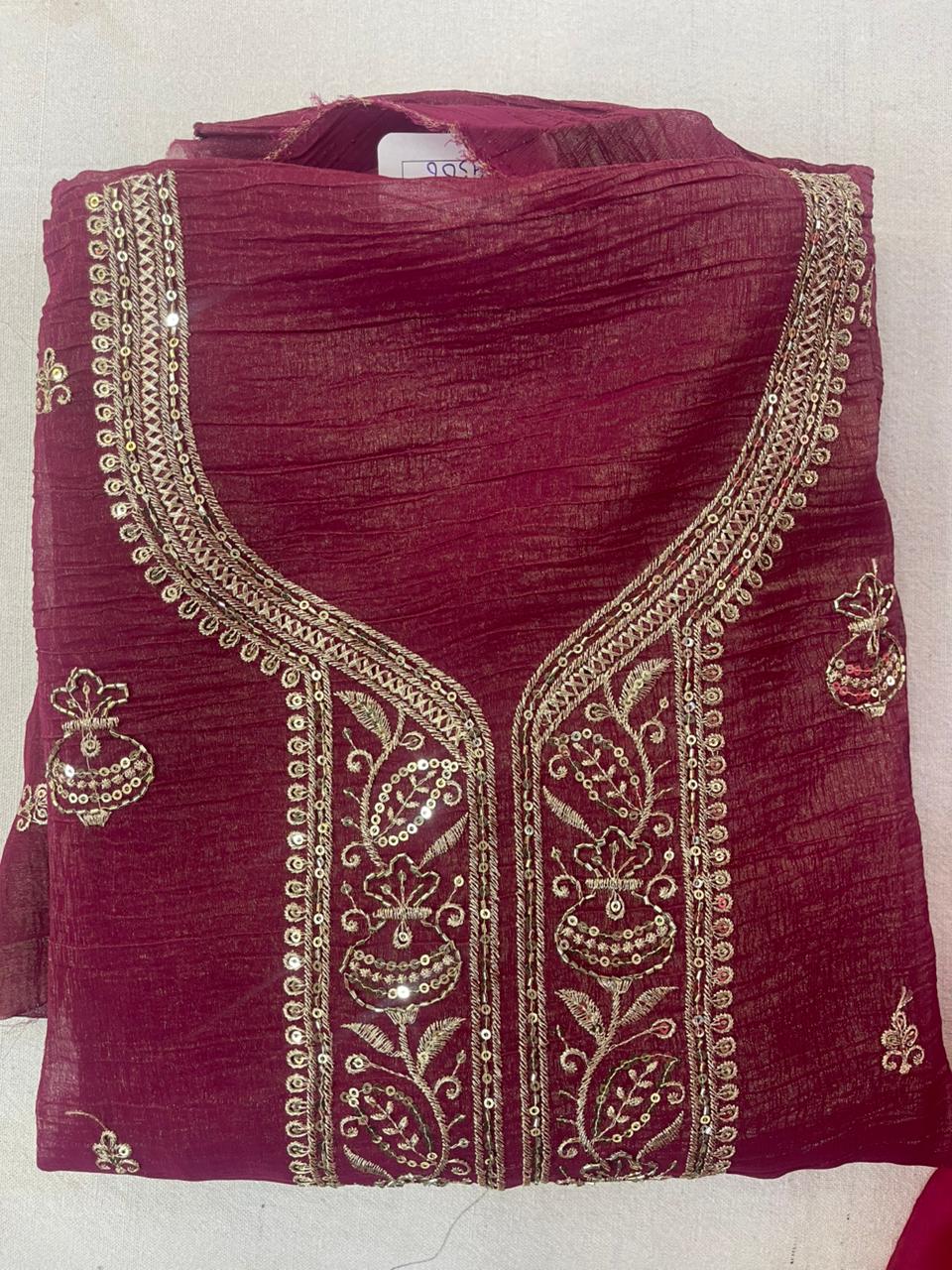 Crush Stuff | Hand Work | Chippi Work | Jaggo Wear | Party Wear | Office Work 