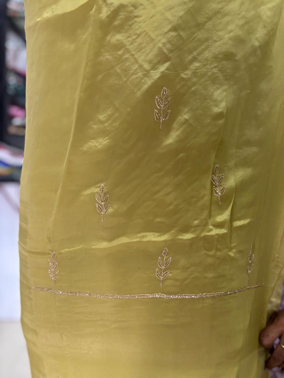 AC206 | Light Lemon Suit | Hand work | Festivel Suit | Party Wear | Office Wear 