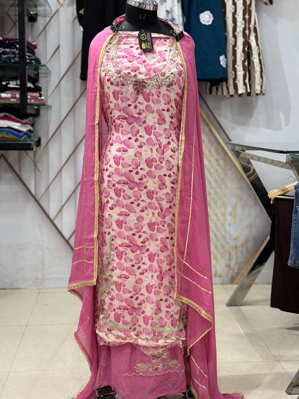 AC157  |  Pink Suit | Festivel Suit | Jaggo  | Office Wear | Casual Suit | Party Wear 