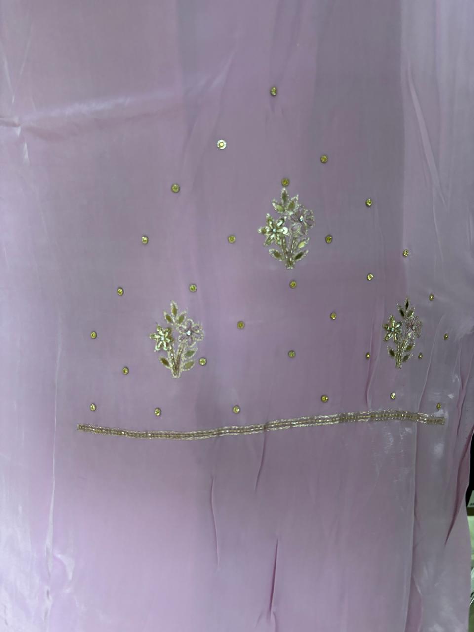 AC205 | Baby Pink Shade | Creape Fabric | Party Wear | Jaggo | Festivel Suit