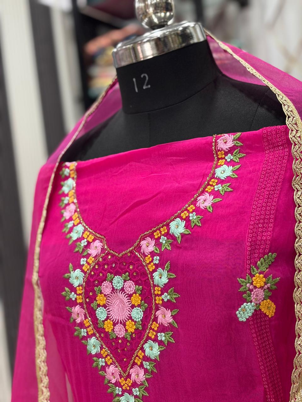 AC168 | Pink Salwar Suit | Festivel Suit | Jaggo  | Office Wear | Casual Suit | Party Wear 