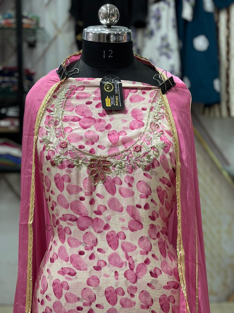 AC157  |  Pink Suit | Festivel Suit | Jaggo  | Office Wear | Casual Suit | Party Wear 