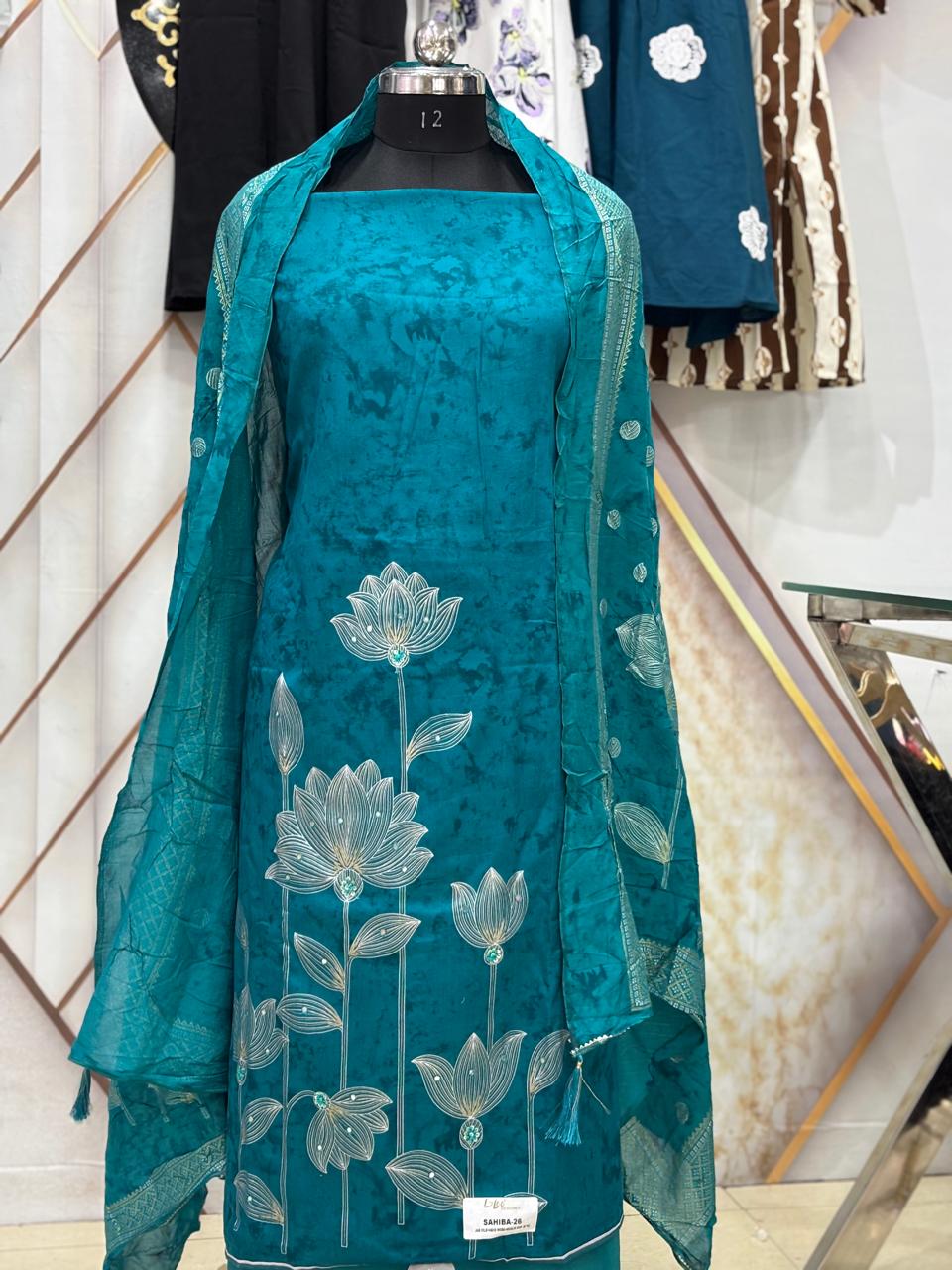 AC164 |  Mohr Pankian Salwar Suit | Festivel Suit | Jaggo  | Office Wear | Casual Suit | Party Wear