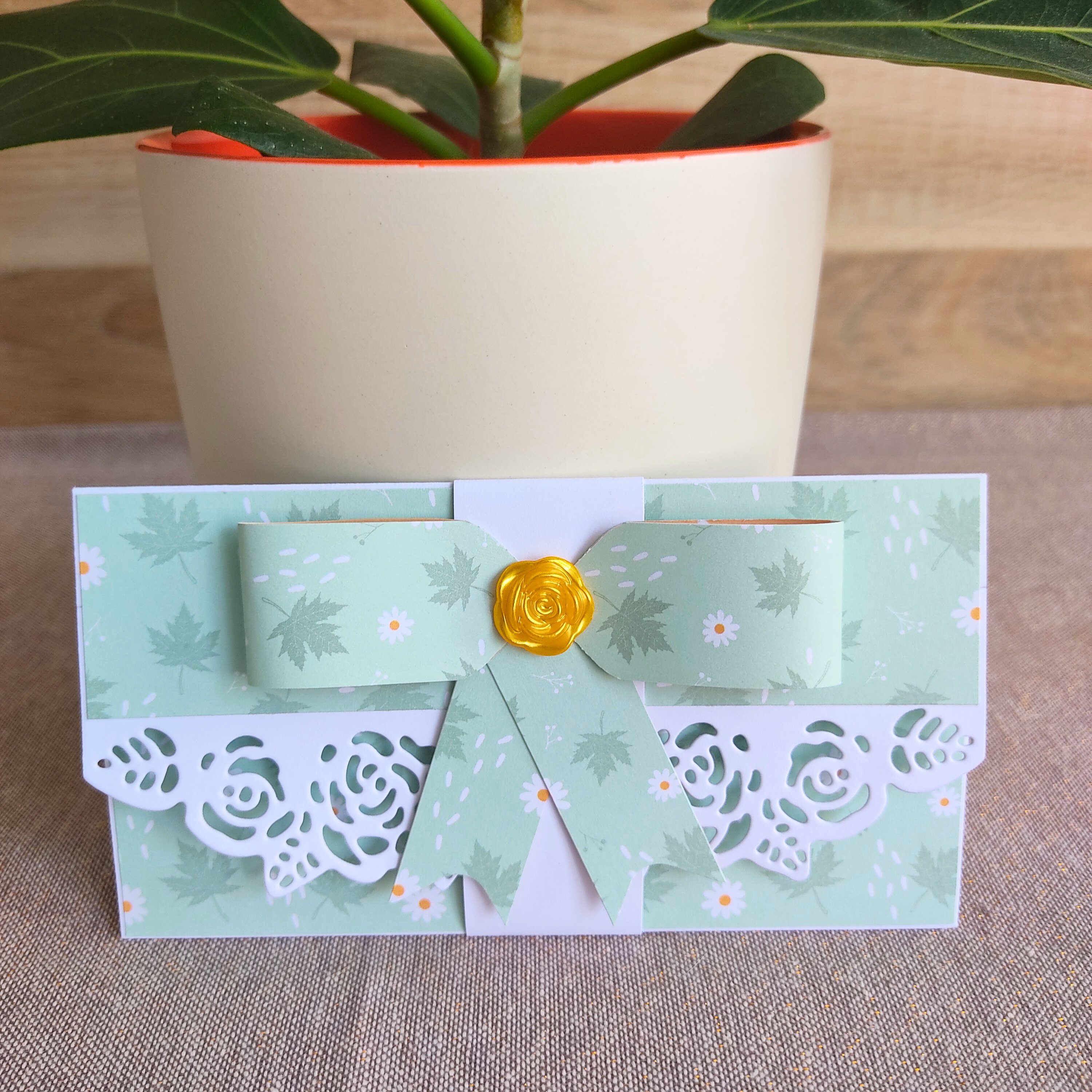 Pochette Enveloppe Florale