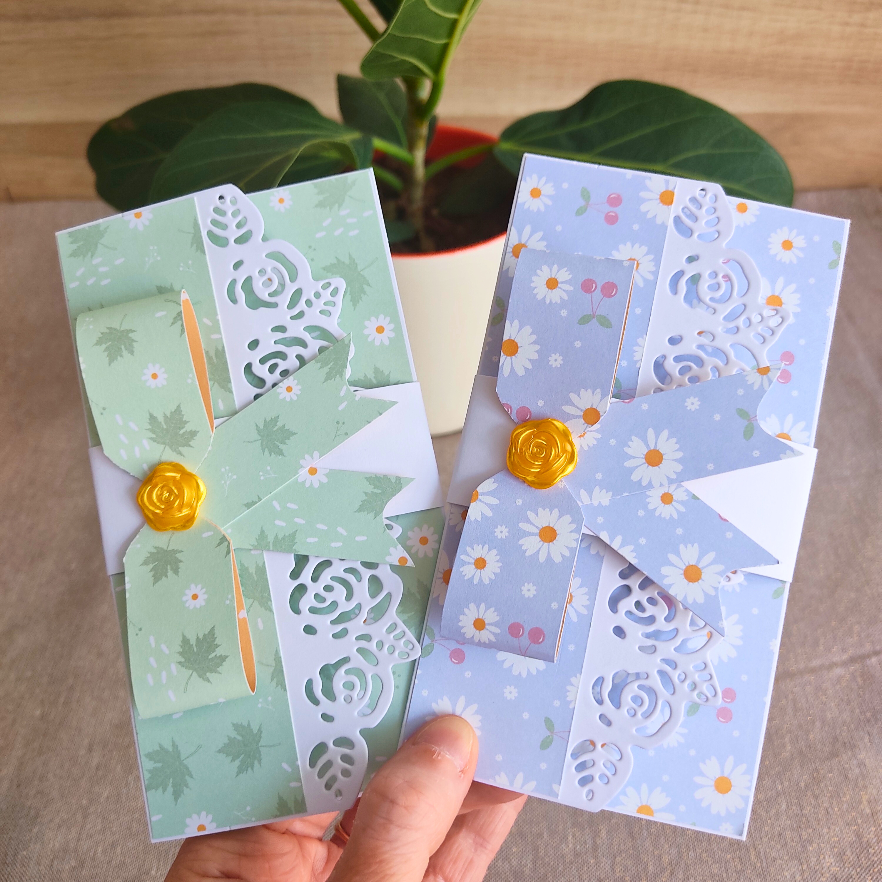Pochette Enveloppe Florale