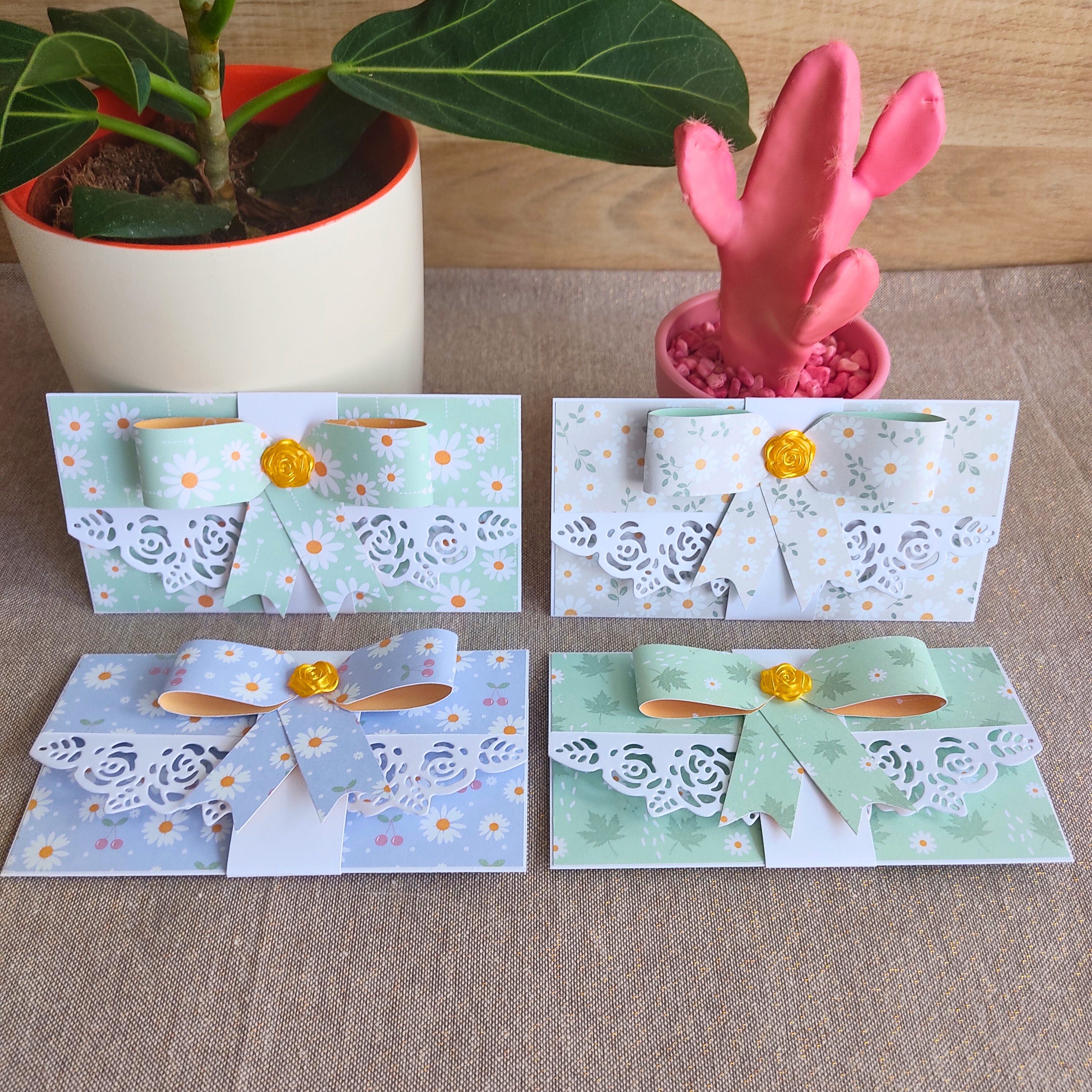 Pochette Enveloppe Florale