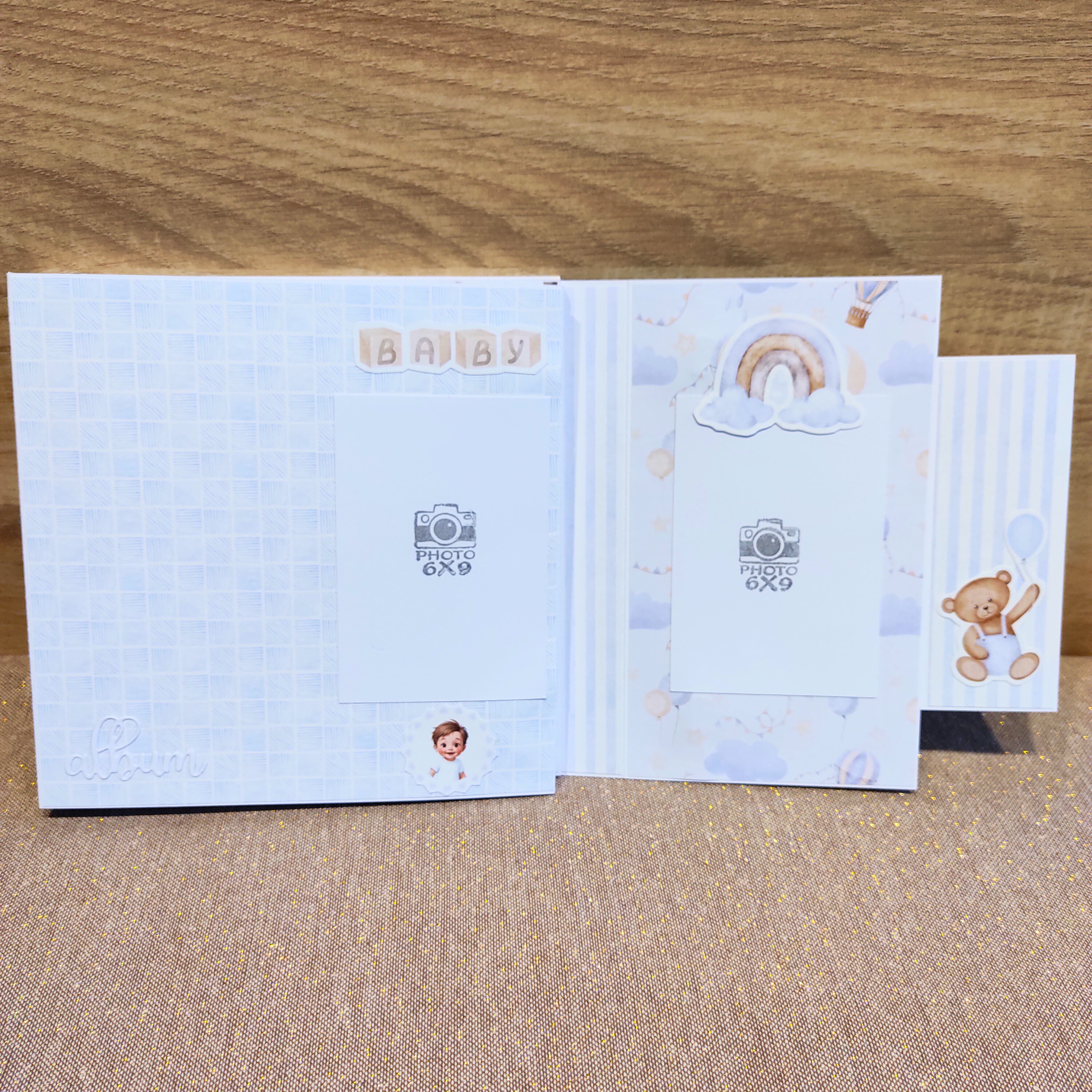 Mini Album Photos Naissance Bébé Garçon - 16 photos minimum