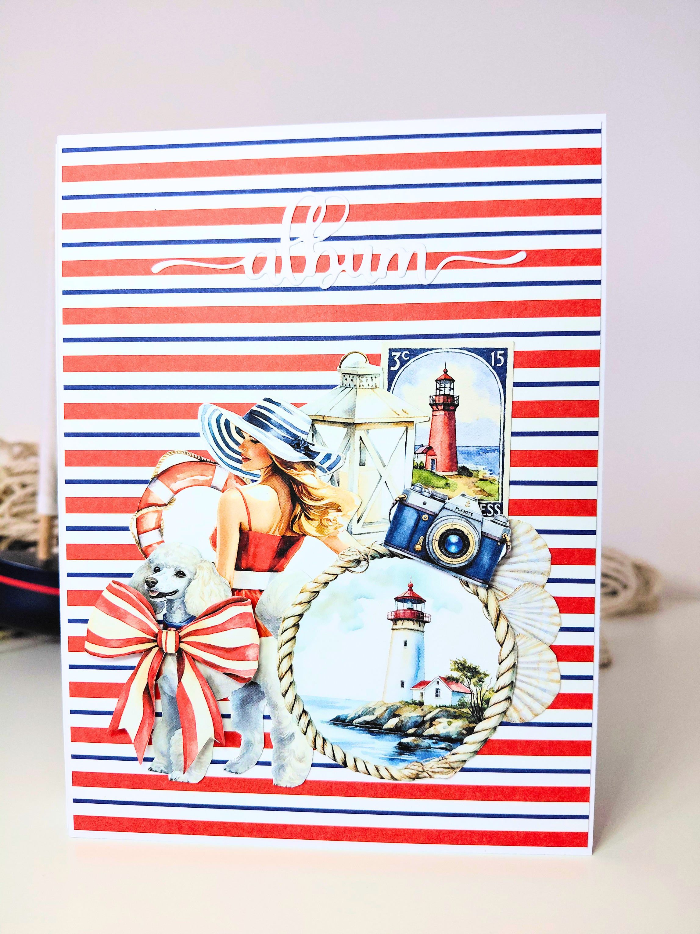 Atelier Scrapbooking - Samedi 4 juillet 2026 - Création d'un mini album photos accordéon "Vacances à la mer"