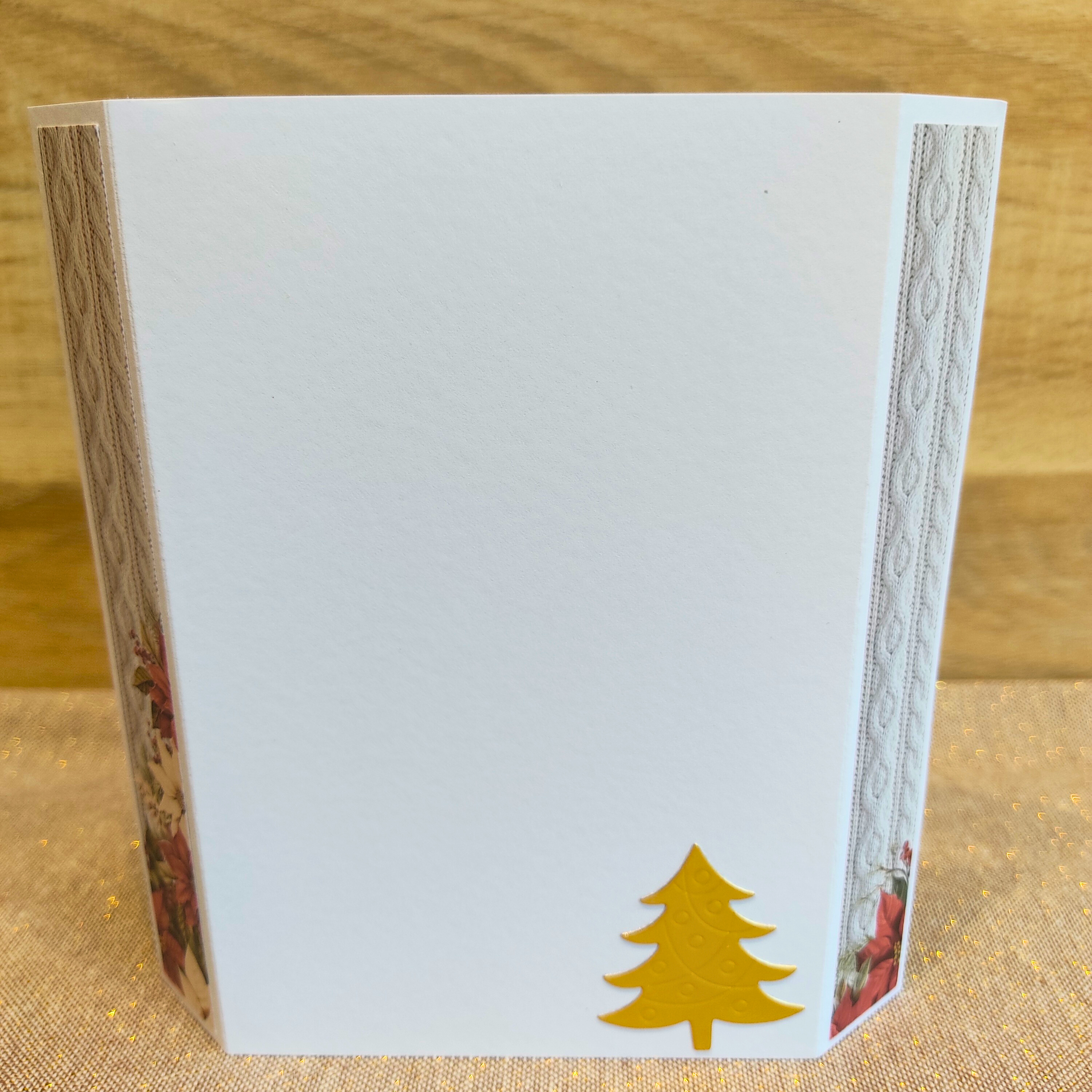 Carte de Voeux Fenêtre Pop-up "Maison de Noël"