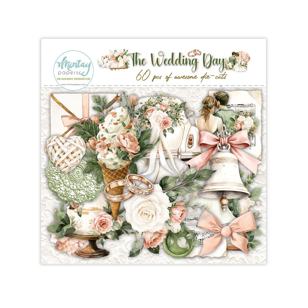 Mintay Papers - Collection The wedding day - 60 die-cuts en papier
