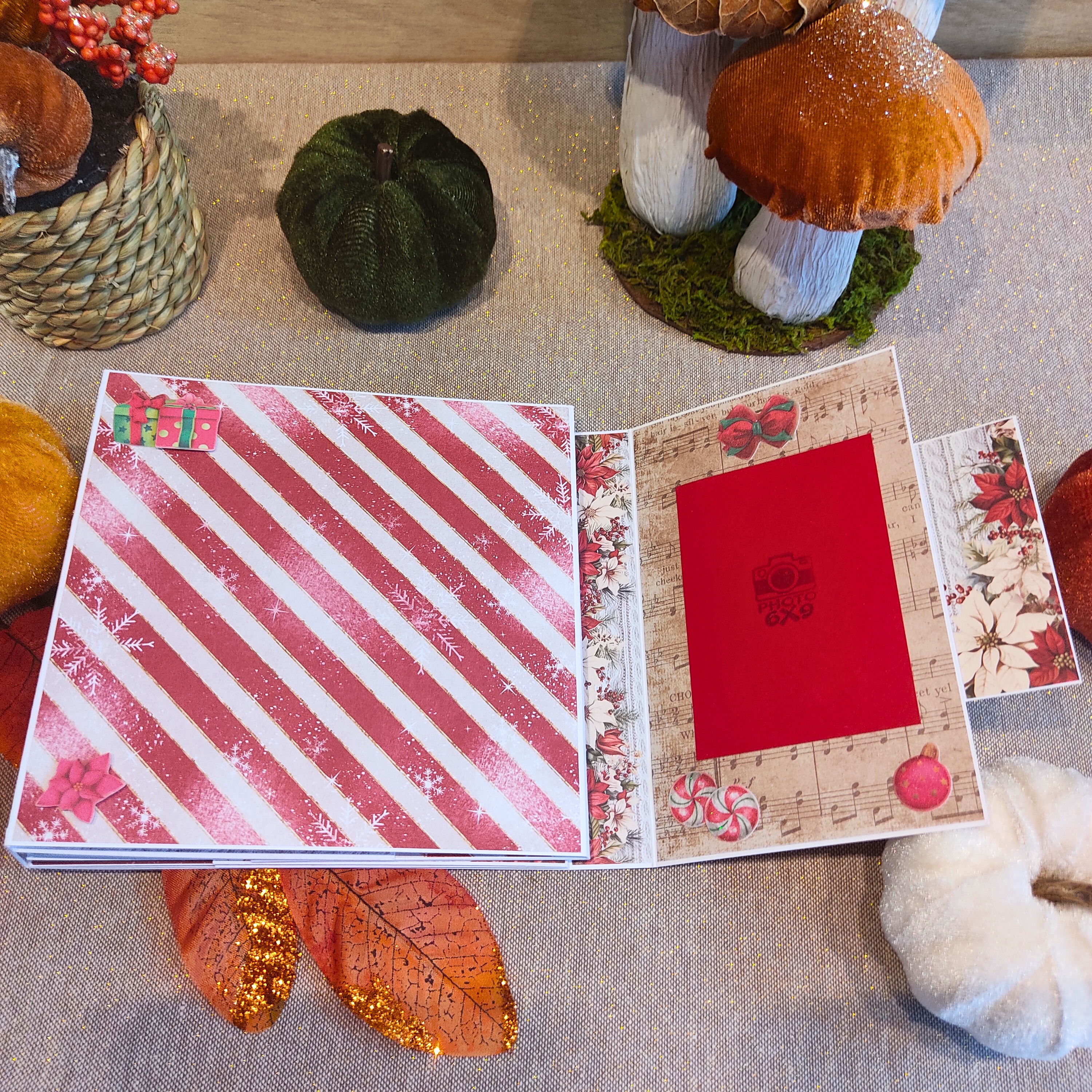 Mini Album Photos Folio "Noël au Pôle Nord" - Modèle unique